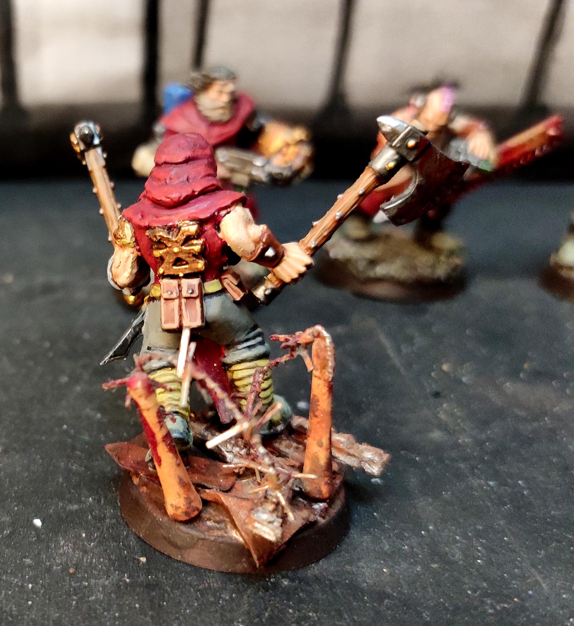 Axe, Barbed Wire, Berserk, Berserkers, Berzerk, Berzerker, Blood For The Blood God, Chaos, Chaos Cultists, Conversion, Cult, Cultists, Dark Vengeance, Heresy, Heretics, Infantry, Khorne, Kitbash, Lost And The Damned, Regiment, Renegade, Skulls For Skull Throne, Warhammer 40,000