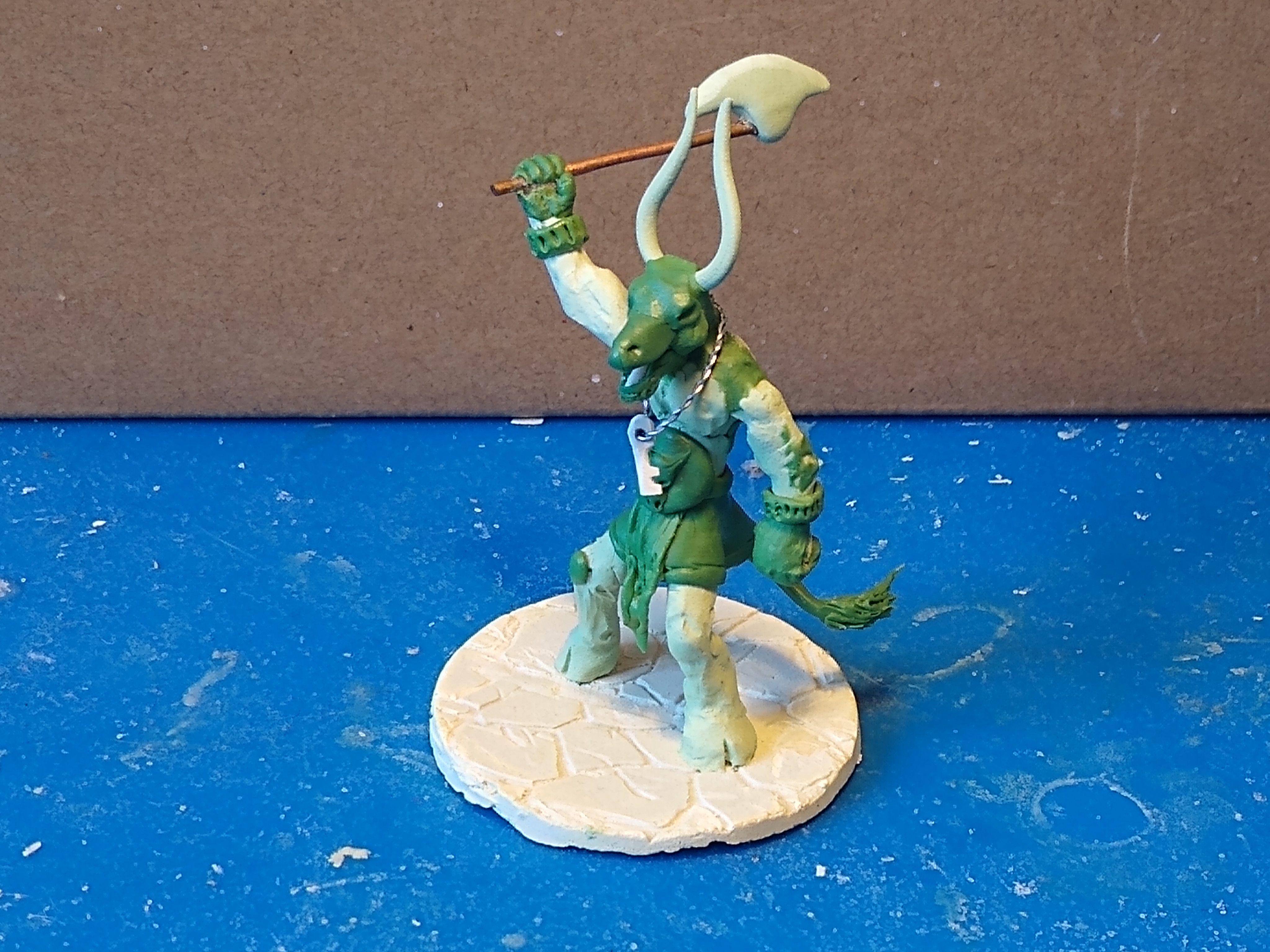 Dragon, Dungeons, Dungeons And Dragons, Mini, Miniature, Minotaur, Monster, Mythological, Sculpting