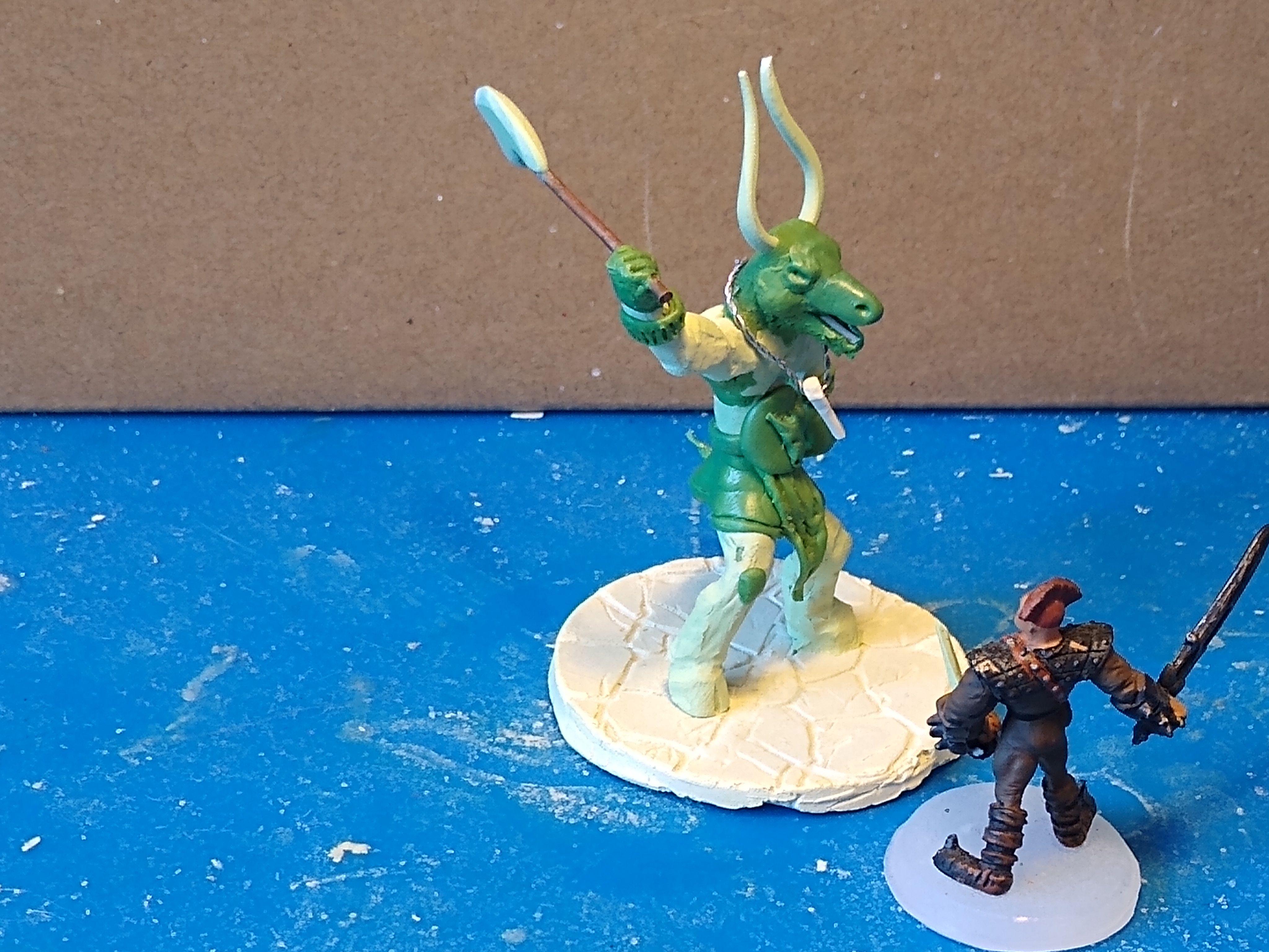 Dragon, Dungeons, Dungeons And Dragons, Mini, Miniature, Minotaur, Monster, Mythological, Sculpting