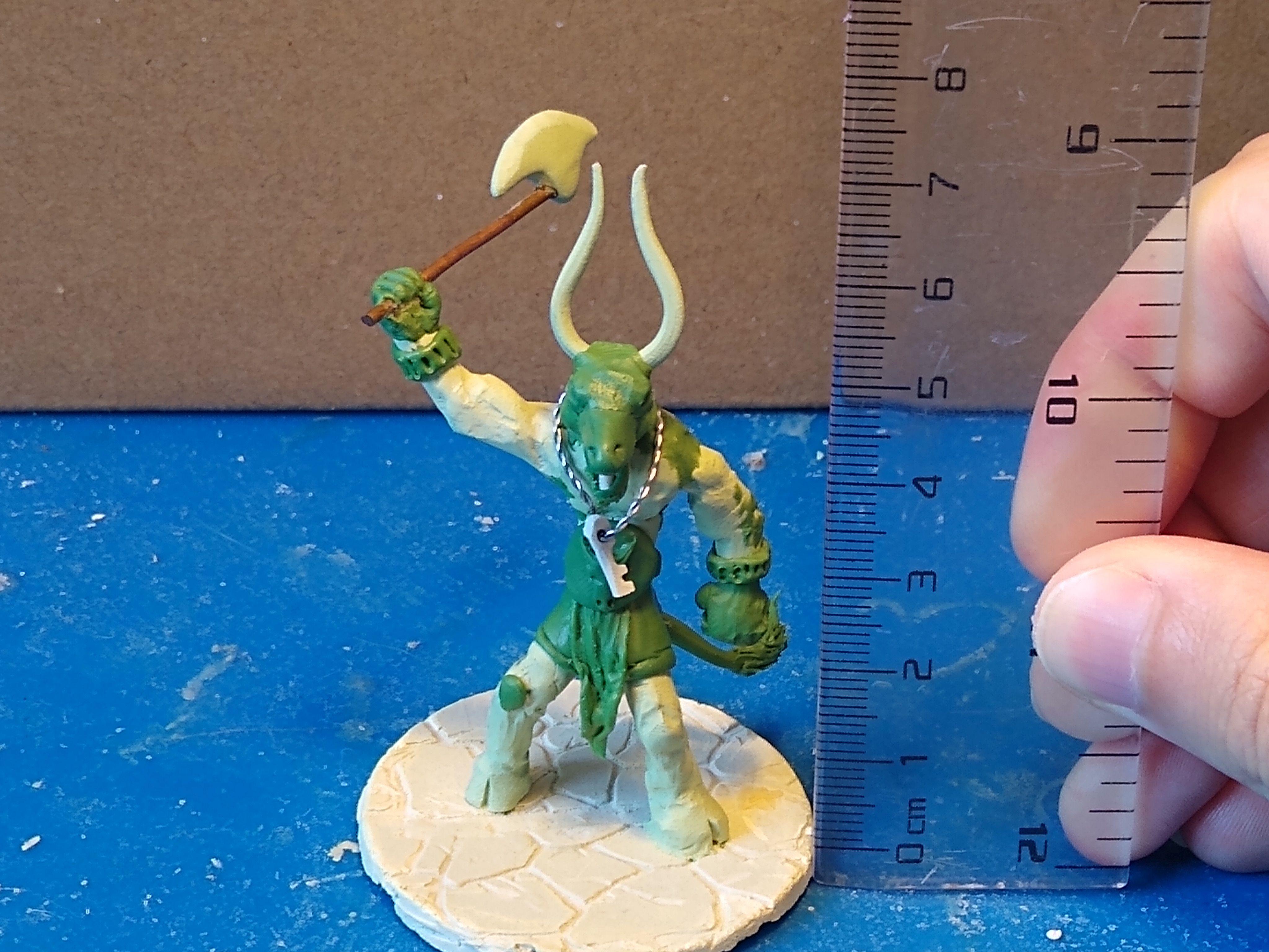 Dragon, Dungeons, Dungeons And Dragons, Mini, Miniature, Minotaur, Monster, Mythological, Sculpting
