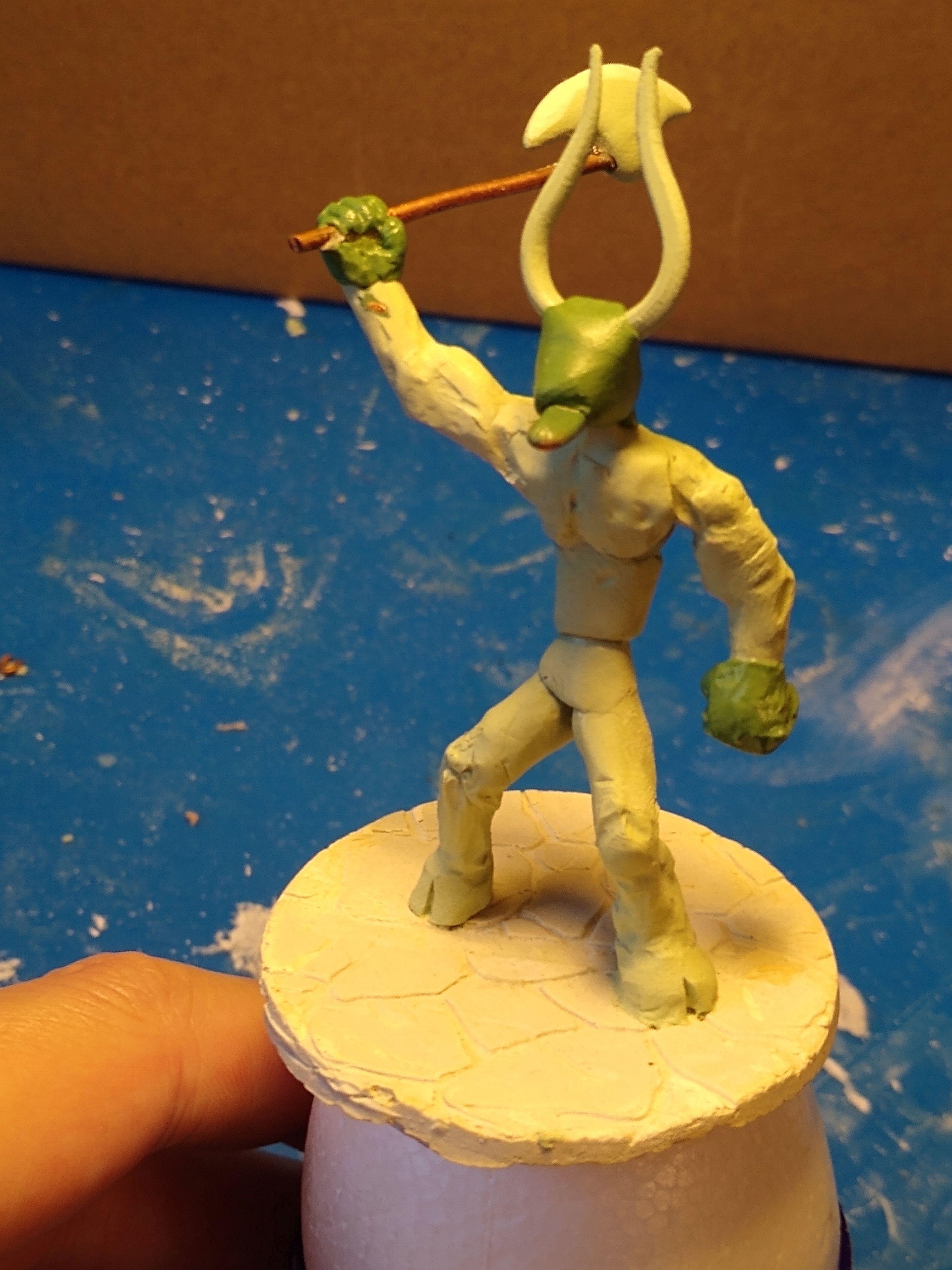 Dragon, Dungeons, Dungeons And Dragons, Mini, Miniature, Minotaur, Monster, Mythological, Sculpting