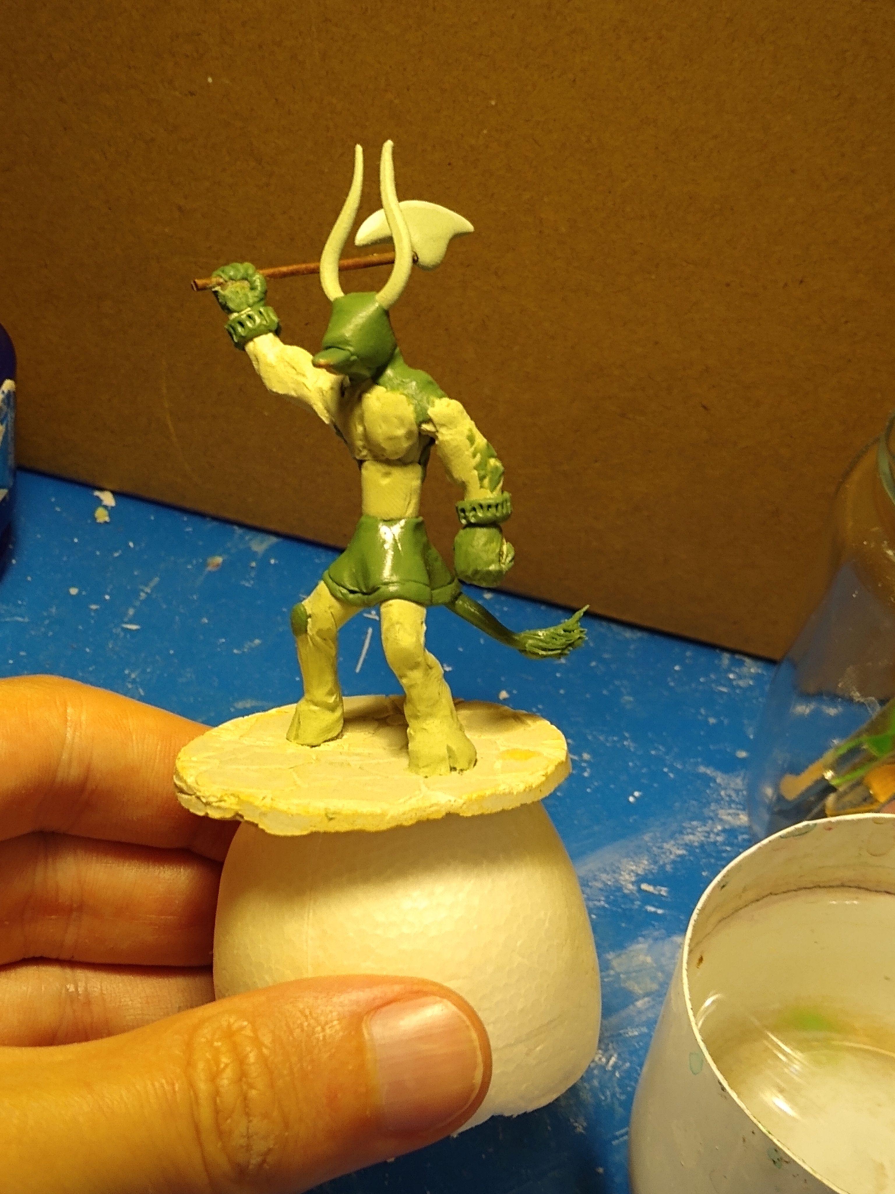 Dragon, Dungeons, Dungeons And Dragons, Mini, Miniature, Minotaur, Monster, Mythological, Sculpting