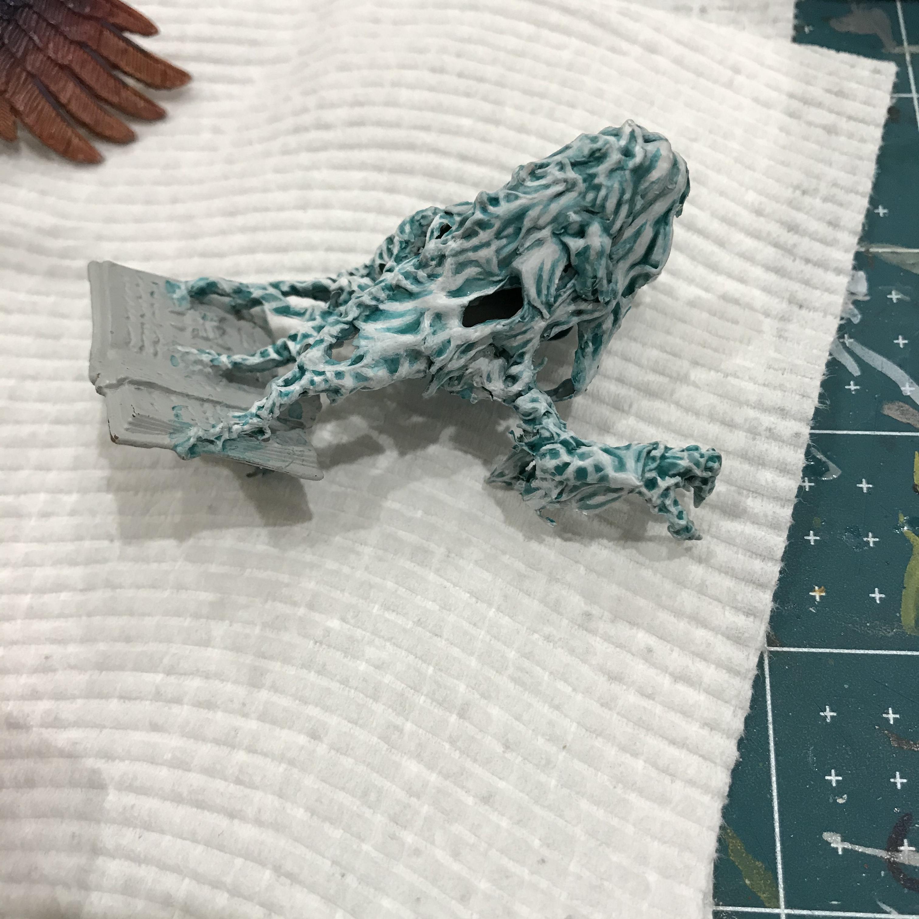 54mm, Chaos  Space Marines, Conversion, Daemon Prince, Greenstuff, Inquisitor Game, Meta Lminiatures, Thousand Sons, Tzeentch, Tzeentchconversion, Warhammer 40,000
