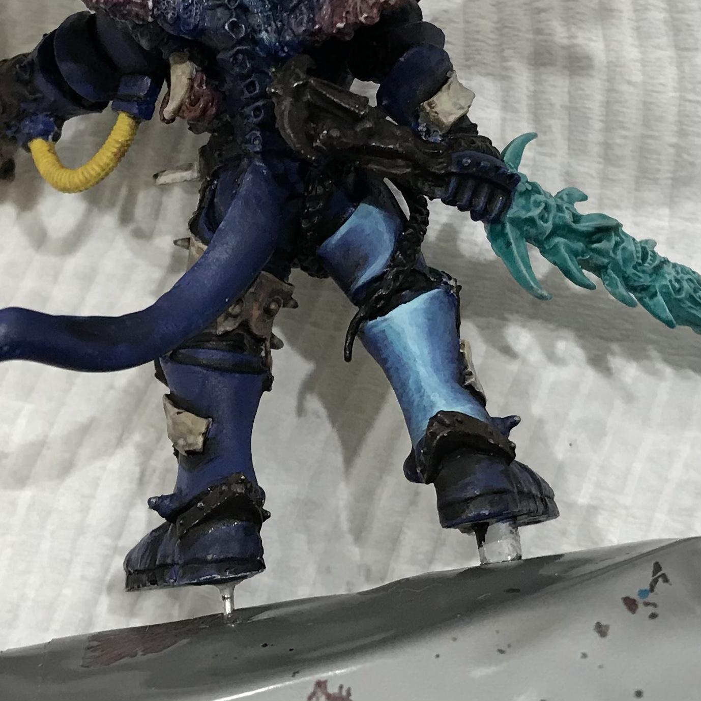 54mm, Chaos  Space Marines, Conversion, Daemon Prince, Greenstuff, Inquisitor Game, Meta Lminiatures, Thousand Sons, Tzeentch, Tzeentchconversion, Warhammer 40,000