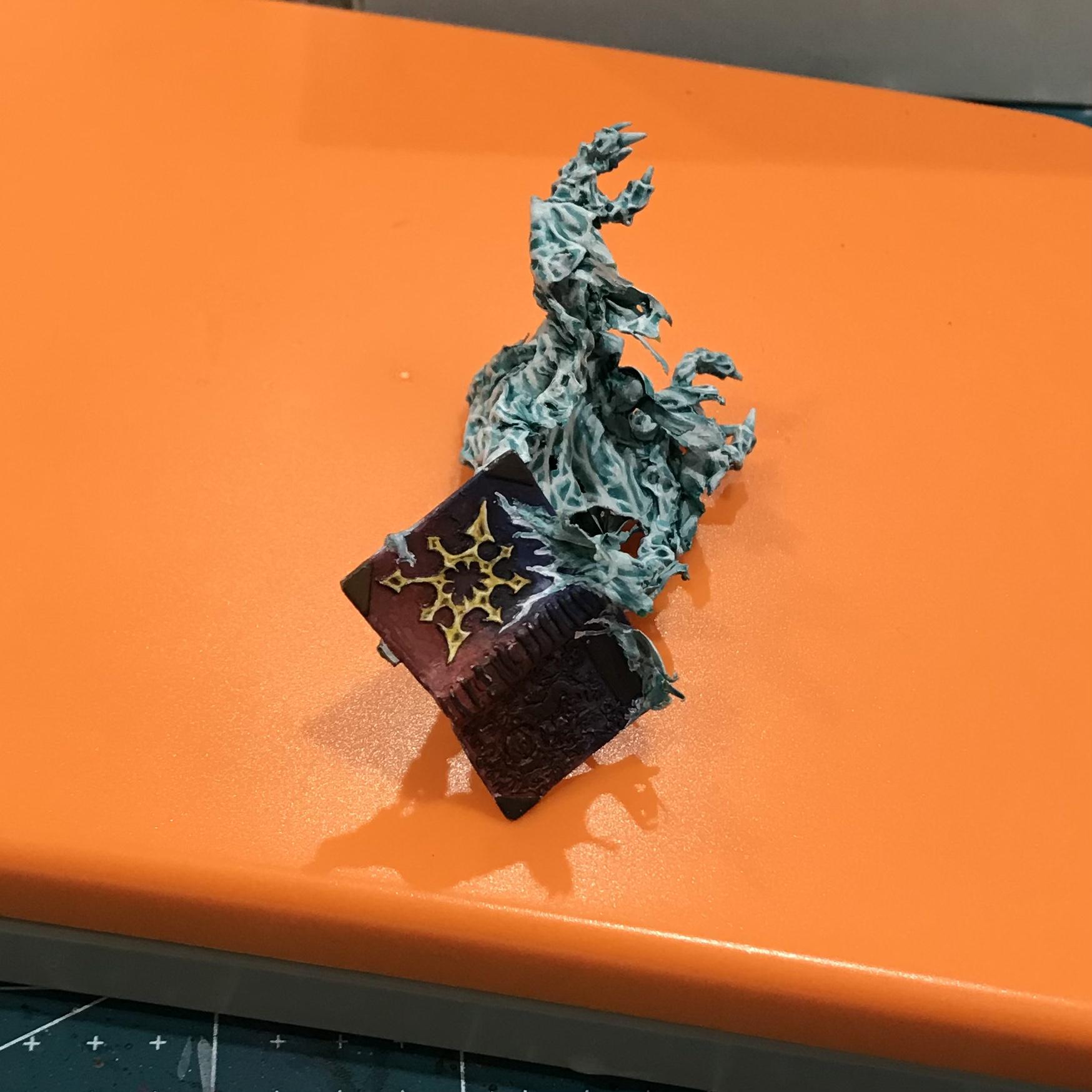 54mm, Chaos  Space Marines, Conversion, Daemon Prince, Greenstuff, Inquisitor Game, Meta Lminiatures, Thousand Sons, Tzeentch, Tzeentchconversion, Warhammer 40,000