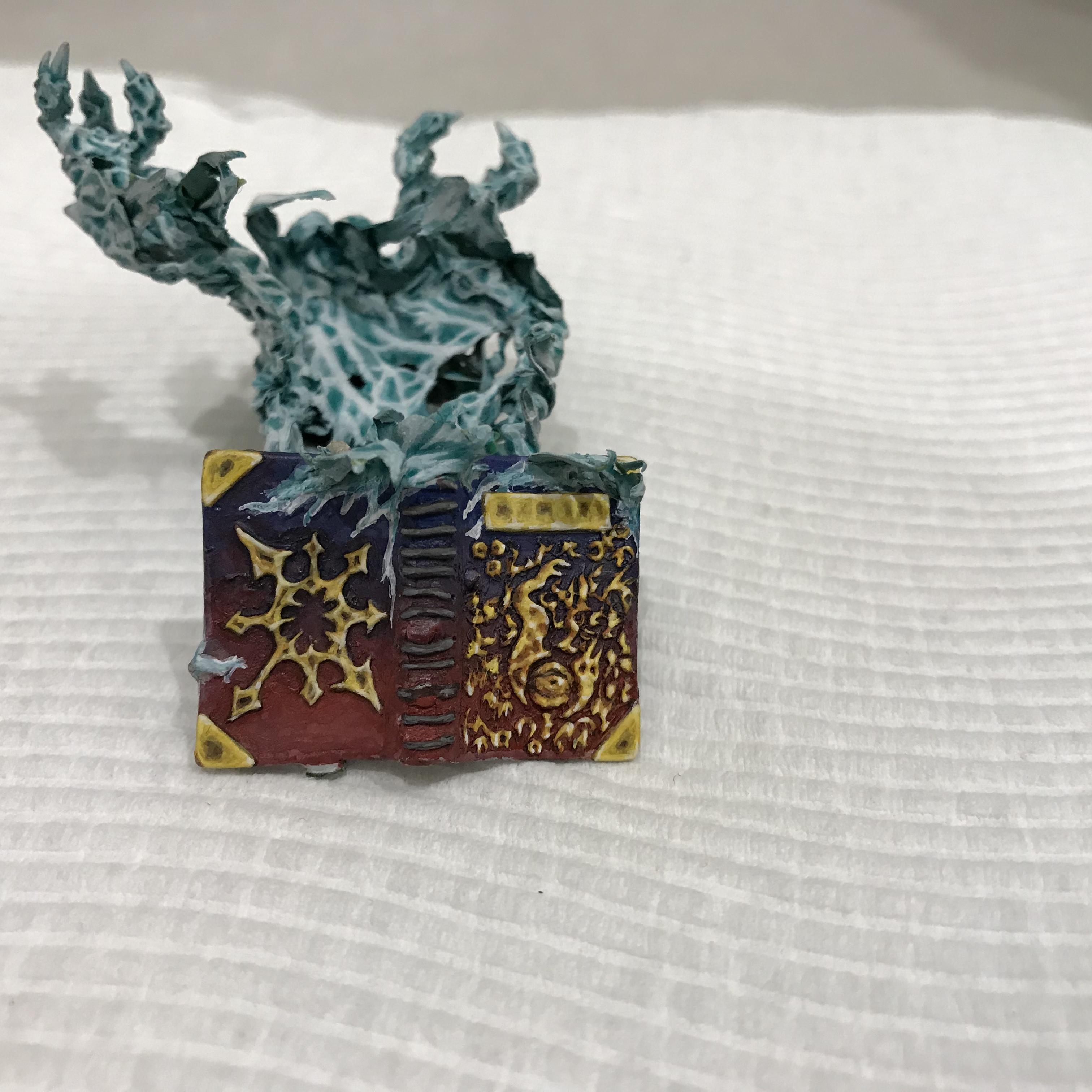 54mm, Chaos  Space Marines, Daemon Prince, Greenstuff, Inquisitor Game, Meta Lminiatures, Nmm Gold, Non-Metallic Metal, Onversion, Thousand Sons, Tzeentch, Tzeentchconversion, Warhammer 40,000