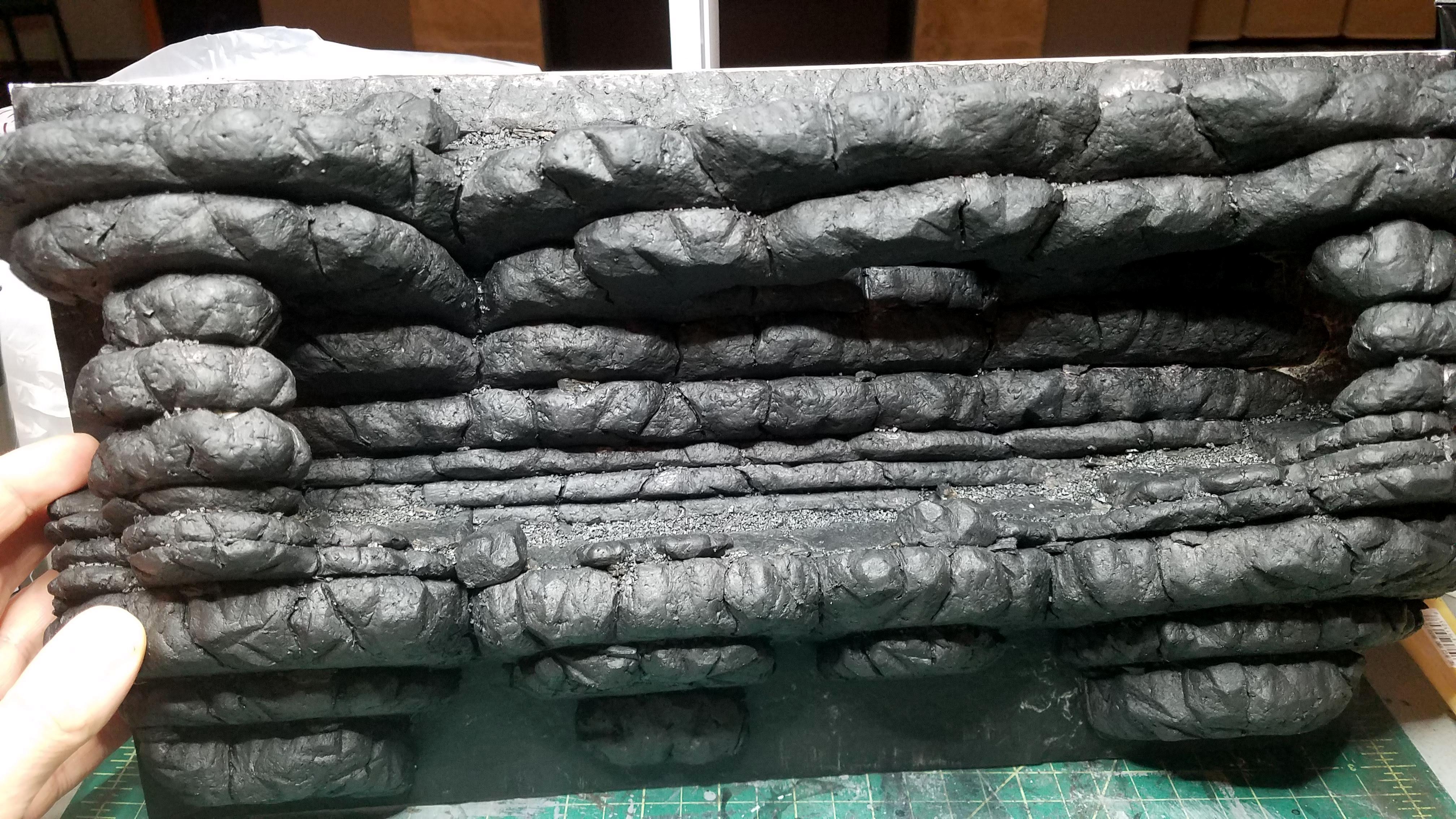 Cliff, base coated