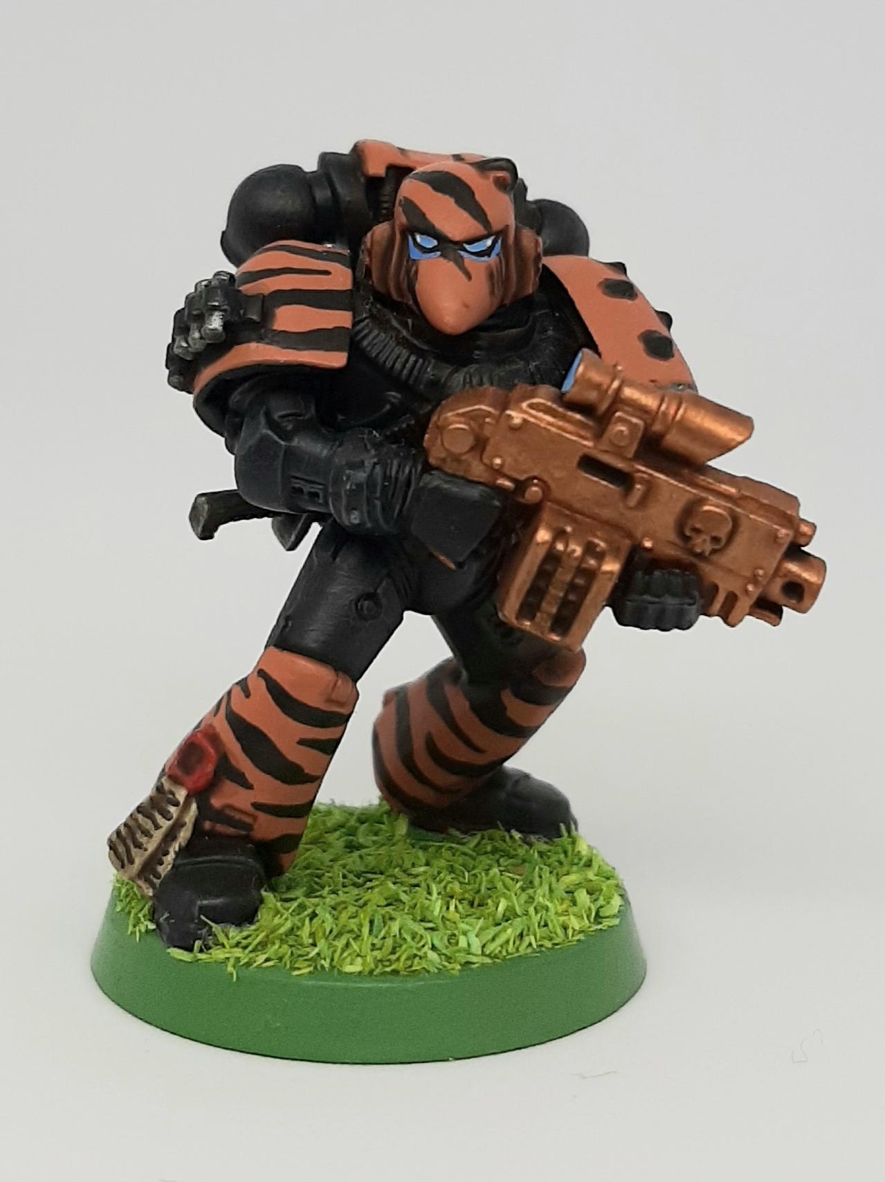 Adeptus, Ammo, Ammunition, Artificer, Astartes, Bolter, Boltgun, Camouflage, Conversion, Custom, Fighting, Forest, Ghuyarashtra, Issue, Jungle, Kitbash, Knife, Rounds, Space, Space Marines, Special, Sternguard, Tigers, Unique, Veda, Veteran