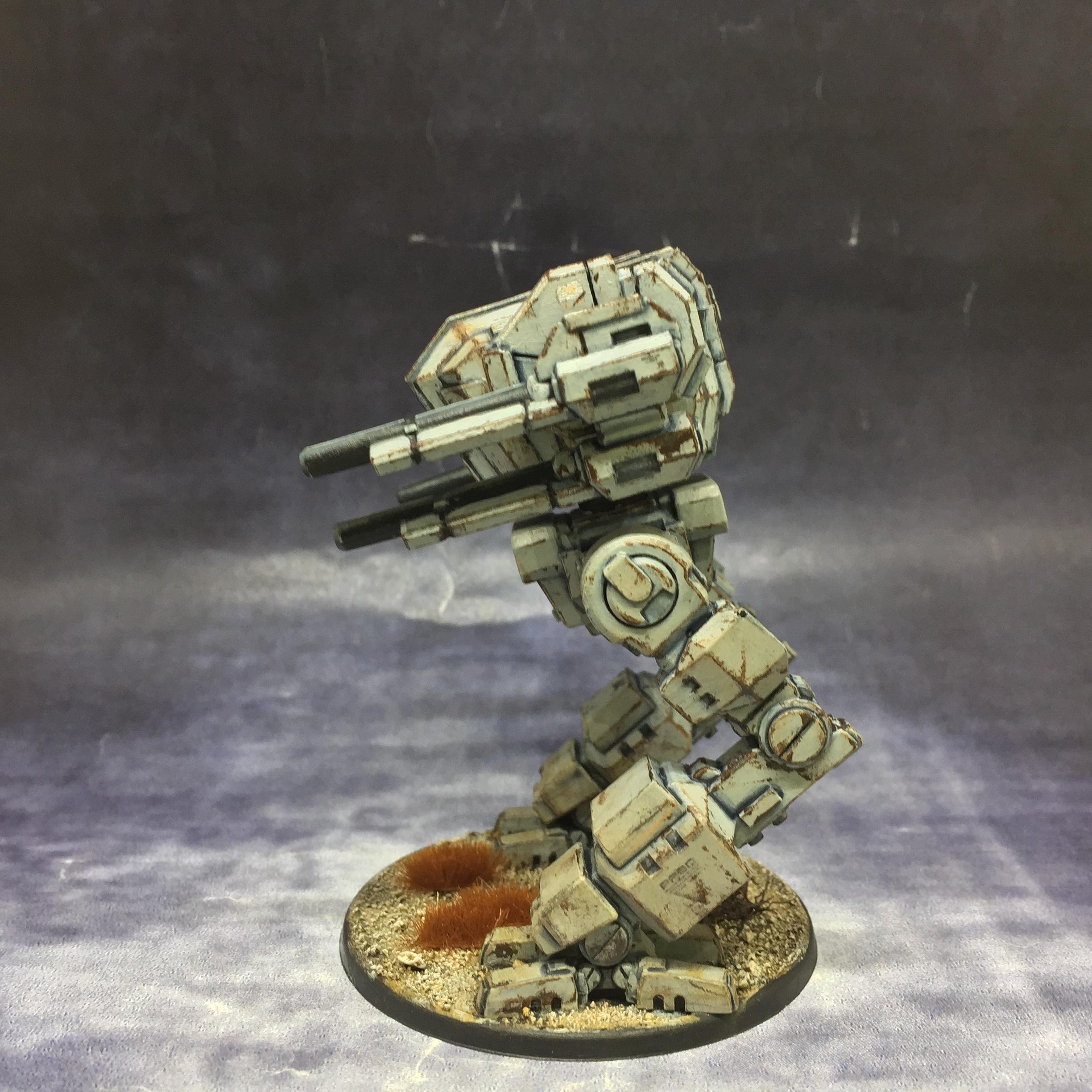 April 2021, Mech, Mecha Front, Robot, Rust, Weathered