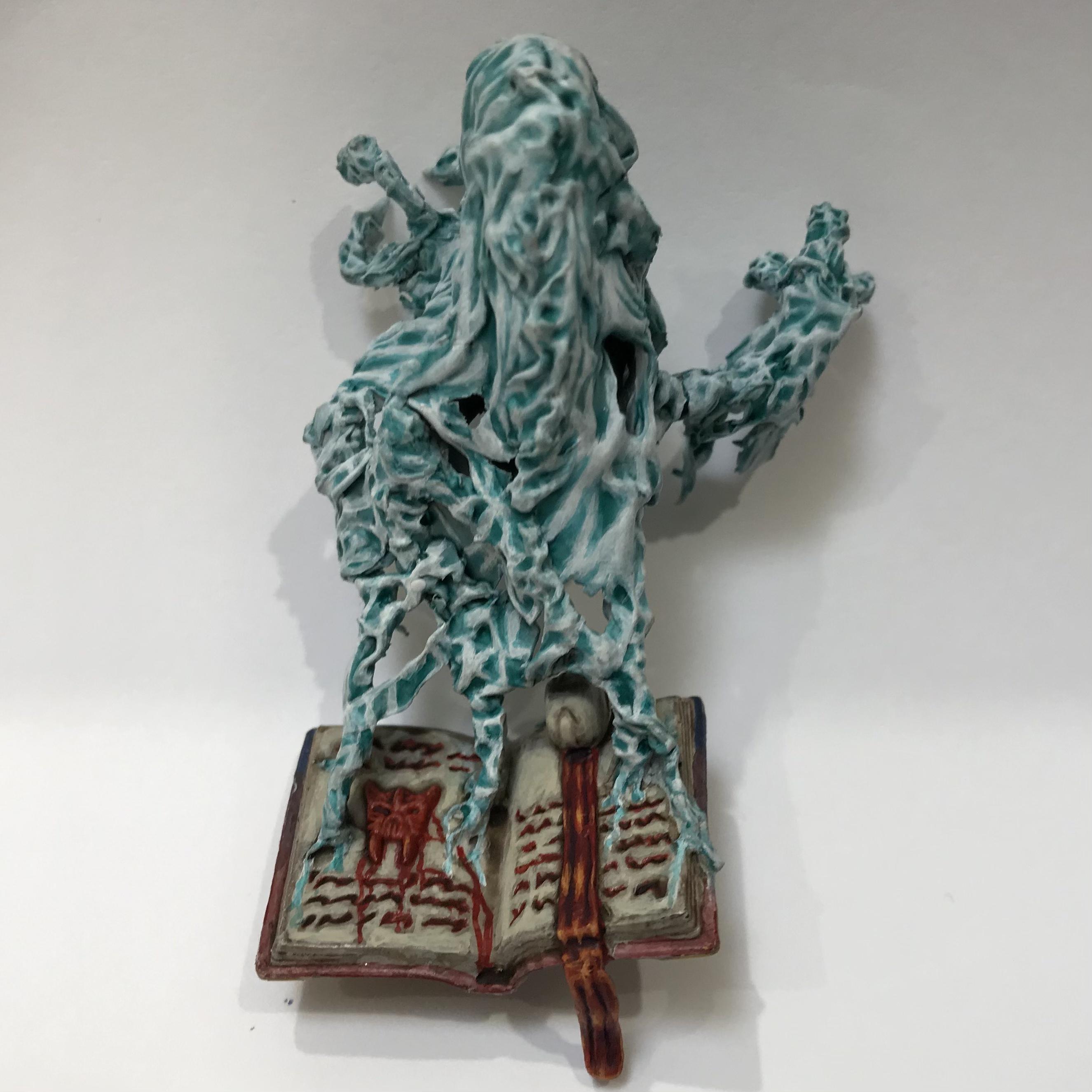 54mm, Chaos  Space Marines, Conversion, Daemon Prince, Greenstuff, Inquisitor Game, Metal Miniatures, Nmm Gold, Non-Metallic Metal, Thousand Sons, Tzeentch, Tzeentchconversion, Warhammer 40,000
