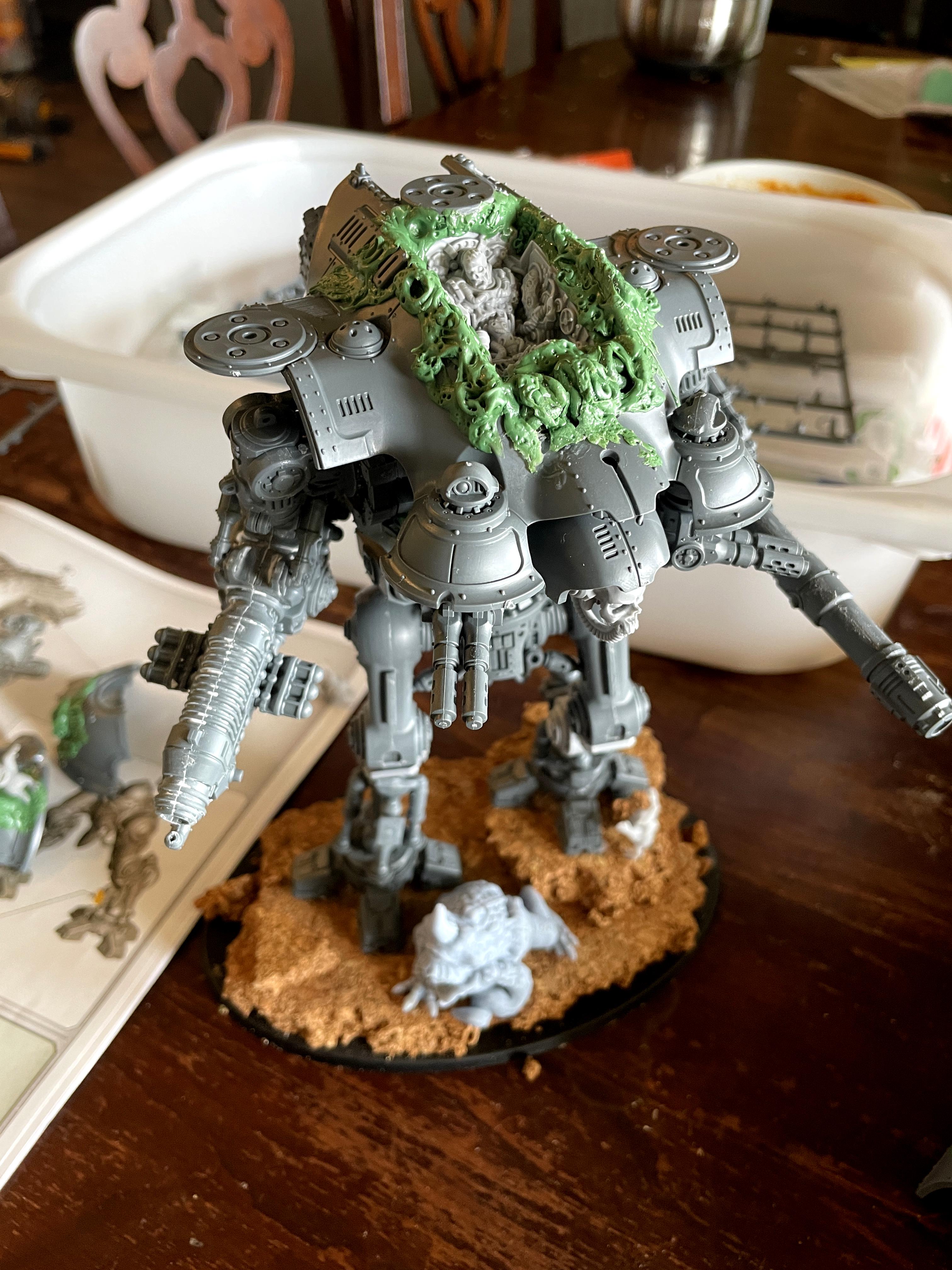 Chaos, Knights, Nurgle, Work In Progress