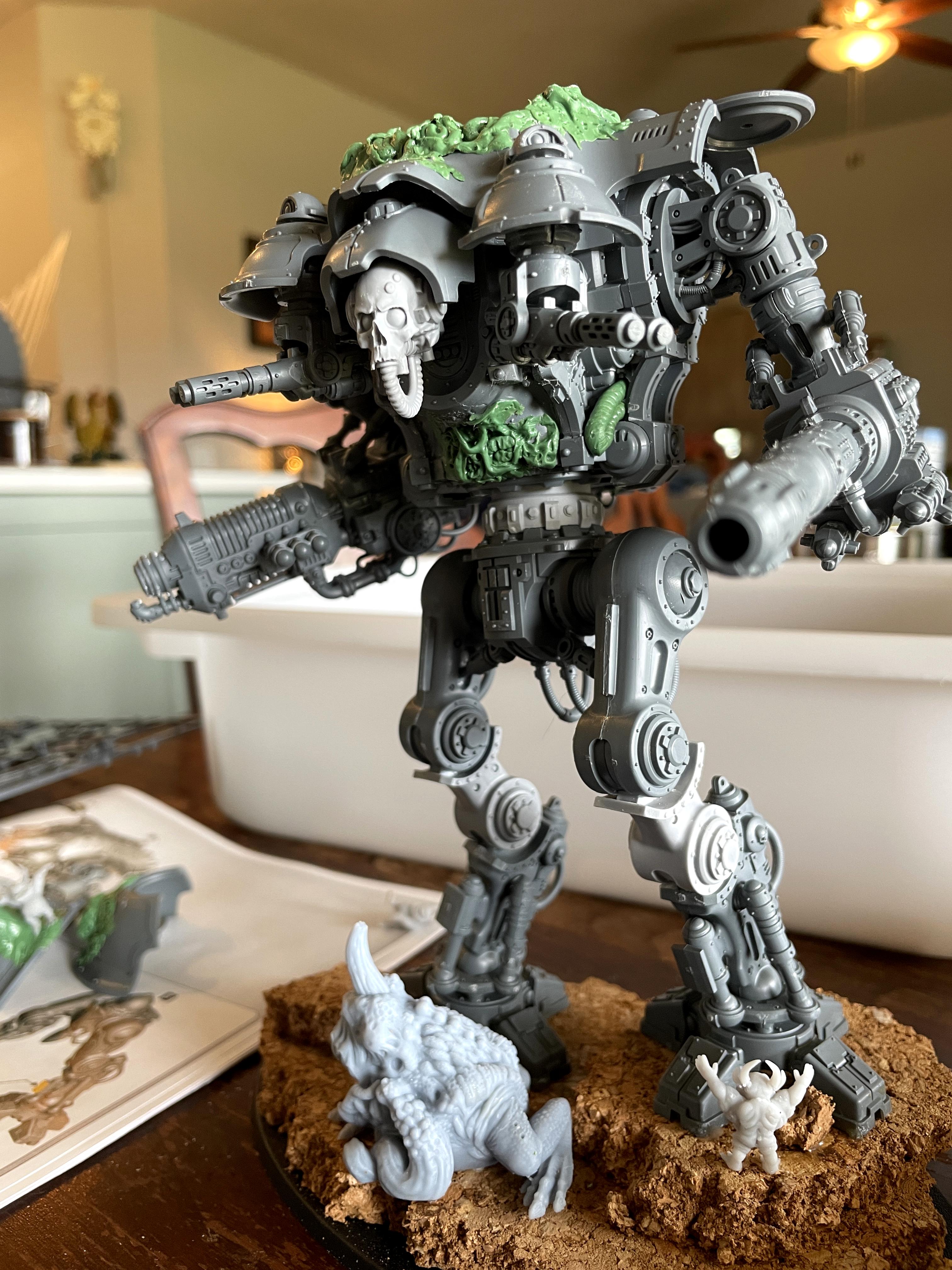 Chaos, Knights, Nurgle, Work In Progress