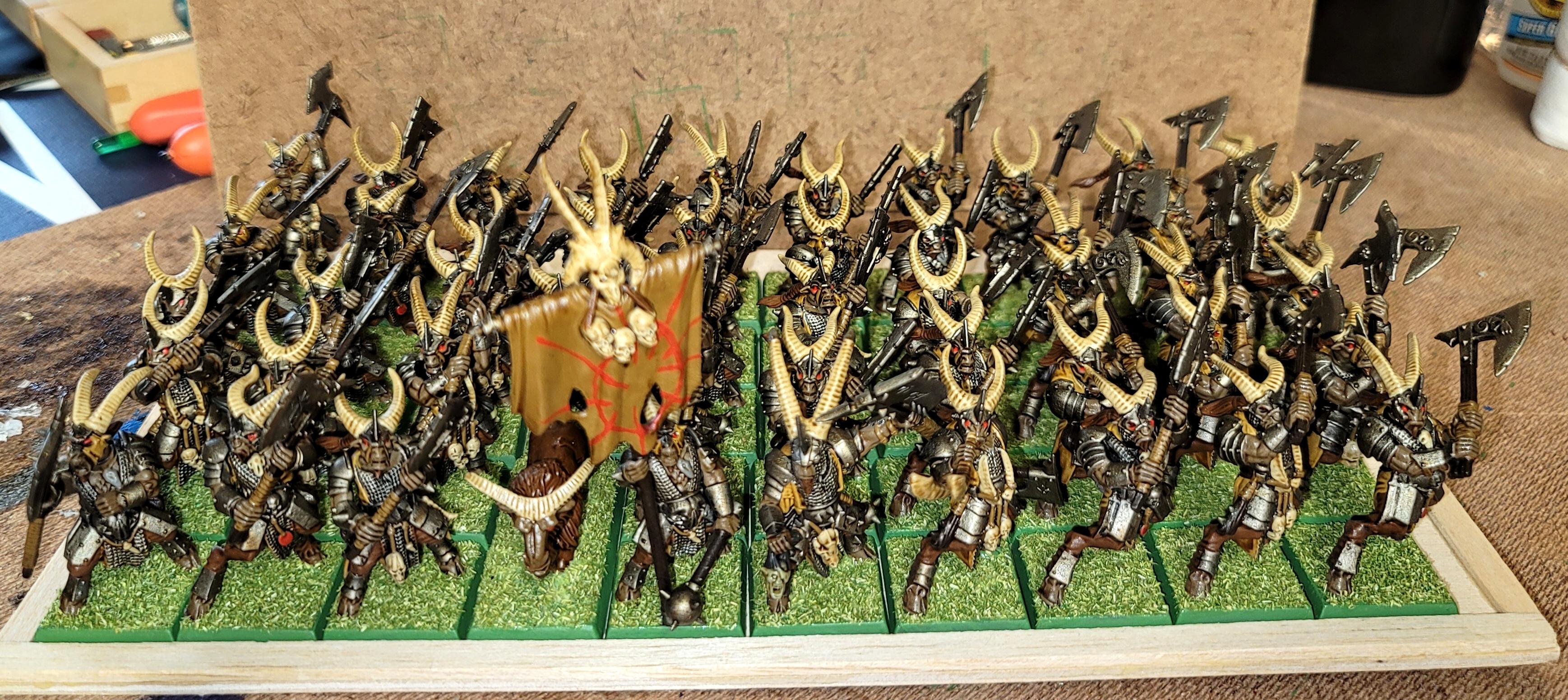 Beastmen, Beasts Of Chaos, Bestigors, Chaos, Keep On Rockin' In The Free World, Warhammer Fantasy