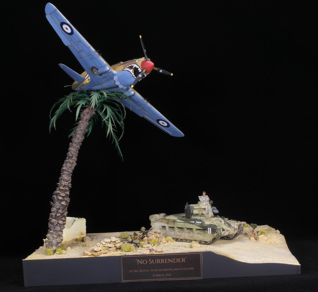 1:48, Desert Air Force, Diorama, P-40c, Raf, Tomahawk Mk.iic