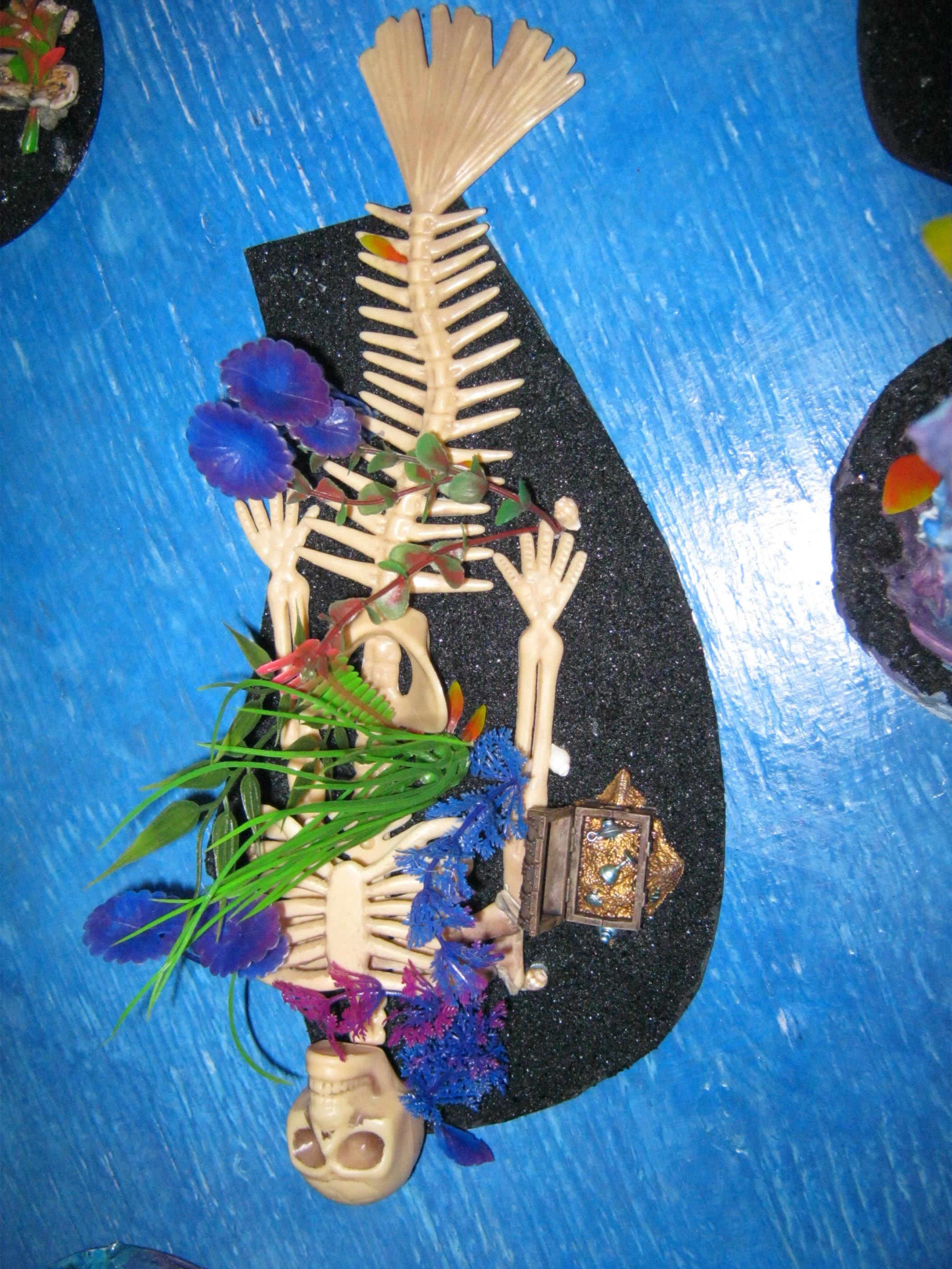 Aquarium, Mermaid, Skeletons, Terrain