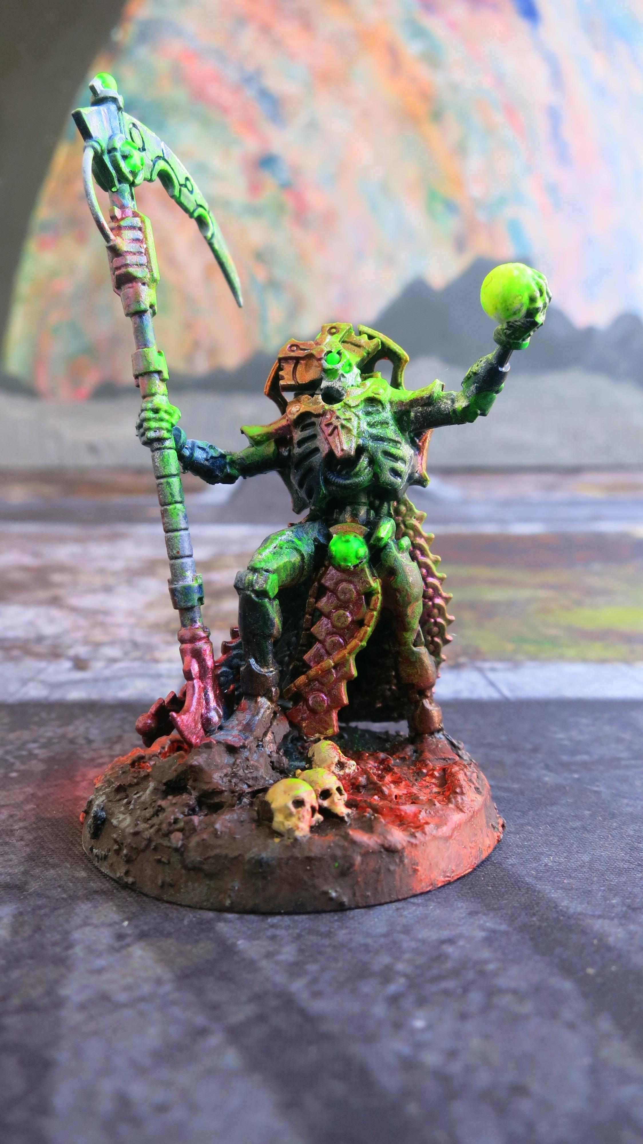 Ankra The Colossus, Necrons, Overlord, Resurrection Orb, Voidscythe