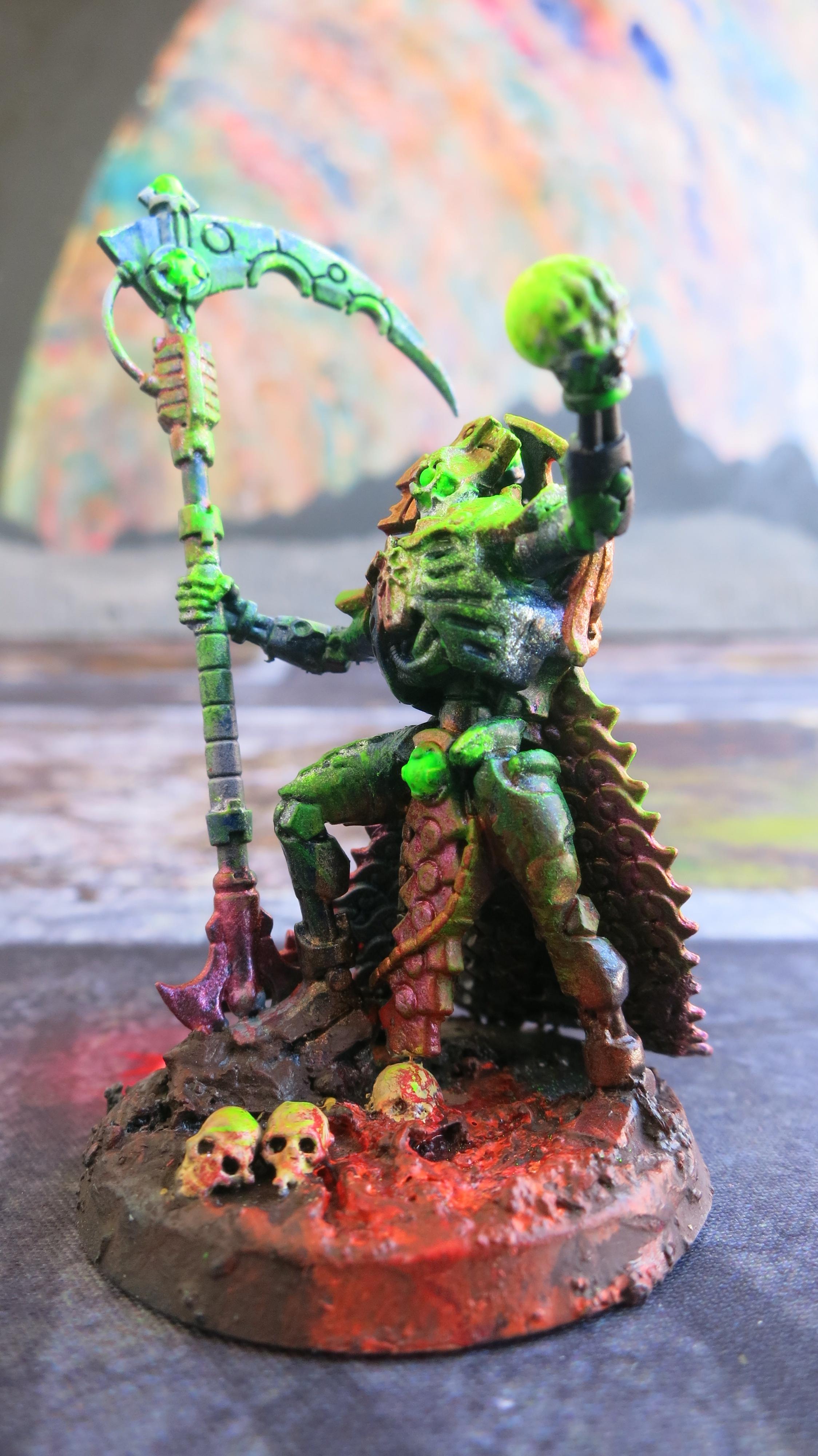Ankra The Colossus, Necrons, Overlord, Resurrection Orb, Voidscythe