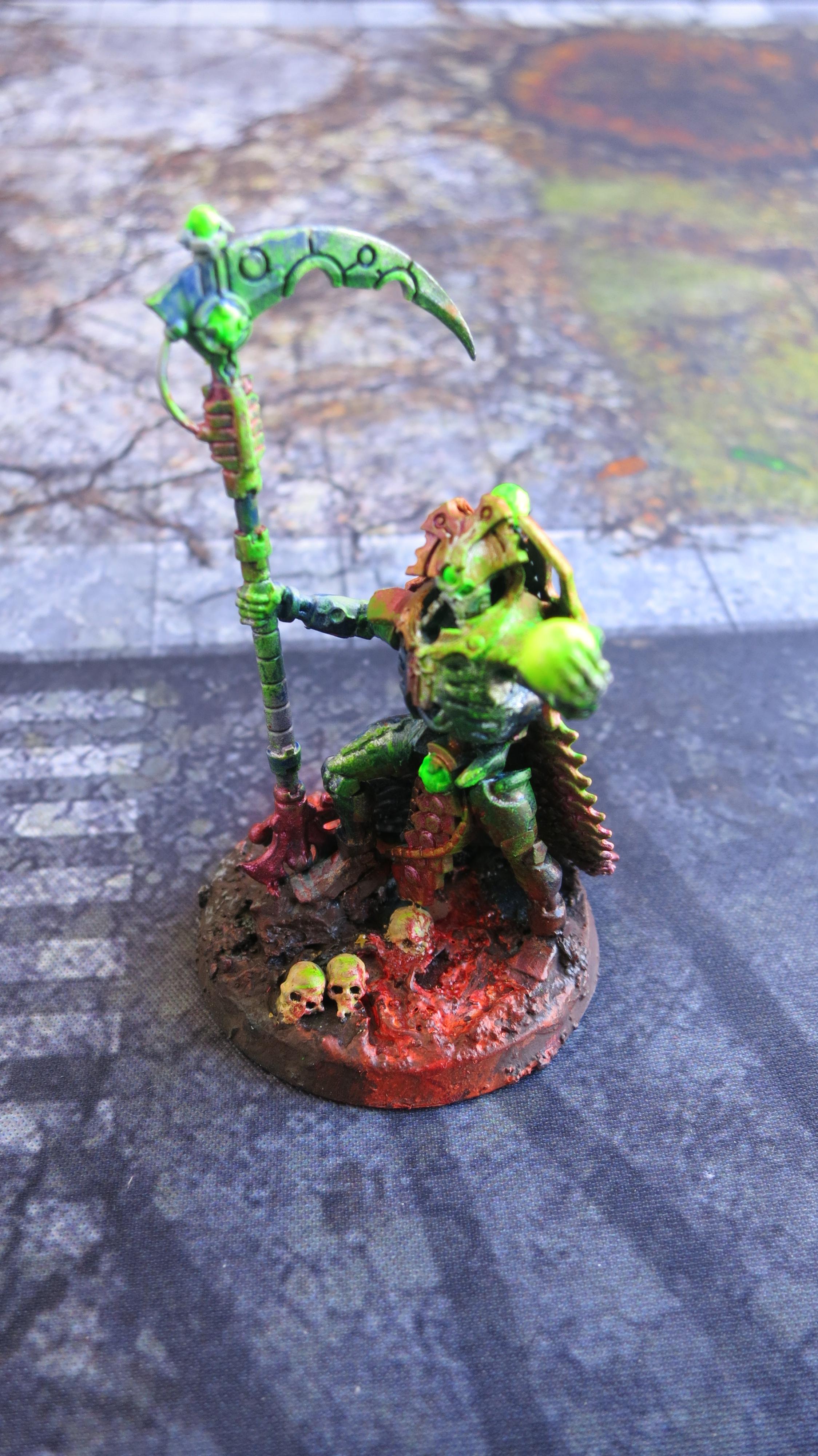 Ankra The Colossus, Necrons, Overlord, Resurrection Orb, Voidscythe