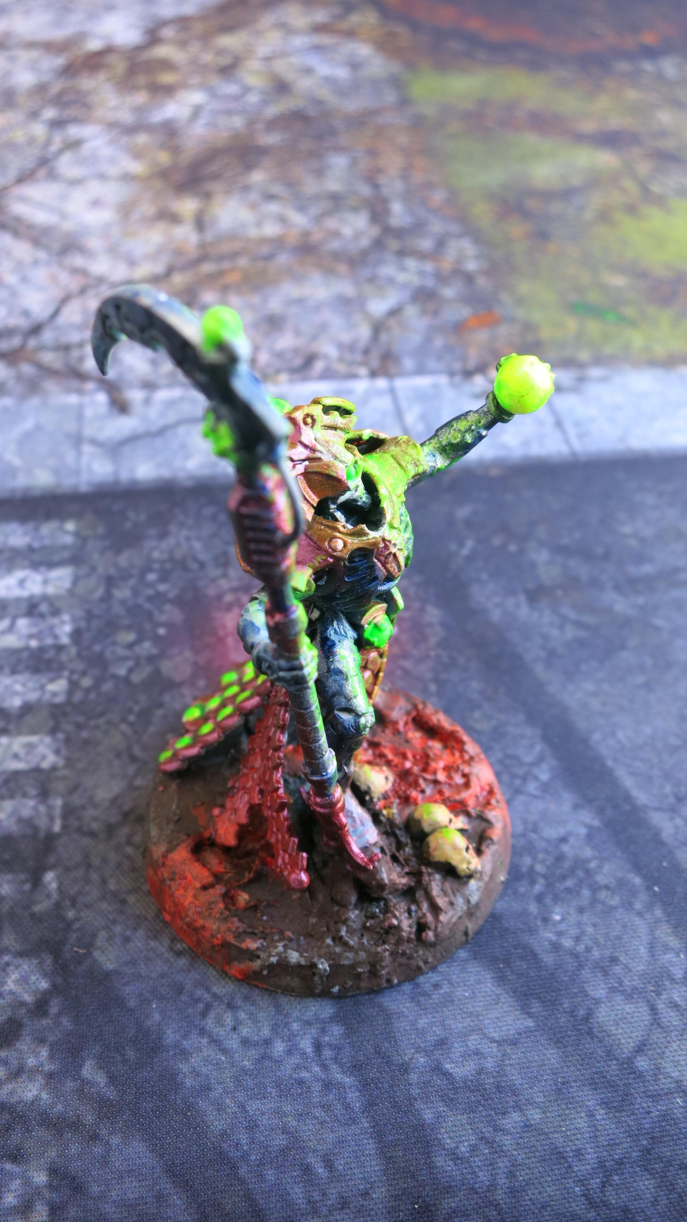 Ankra The Colossus, Necrons, Overlord, Resurrection Orb, Voidscythe