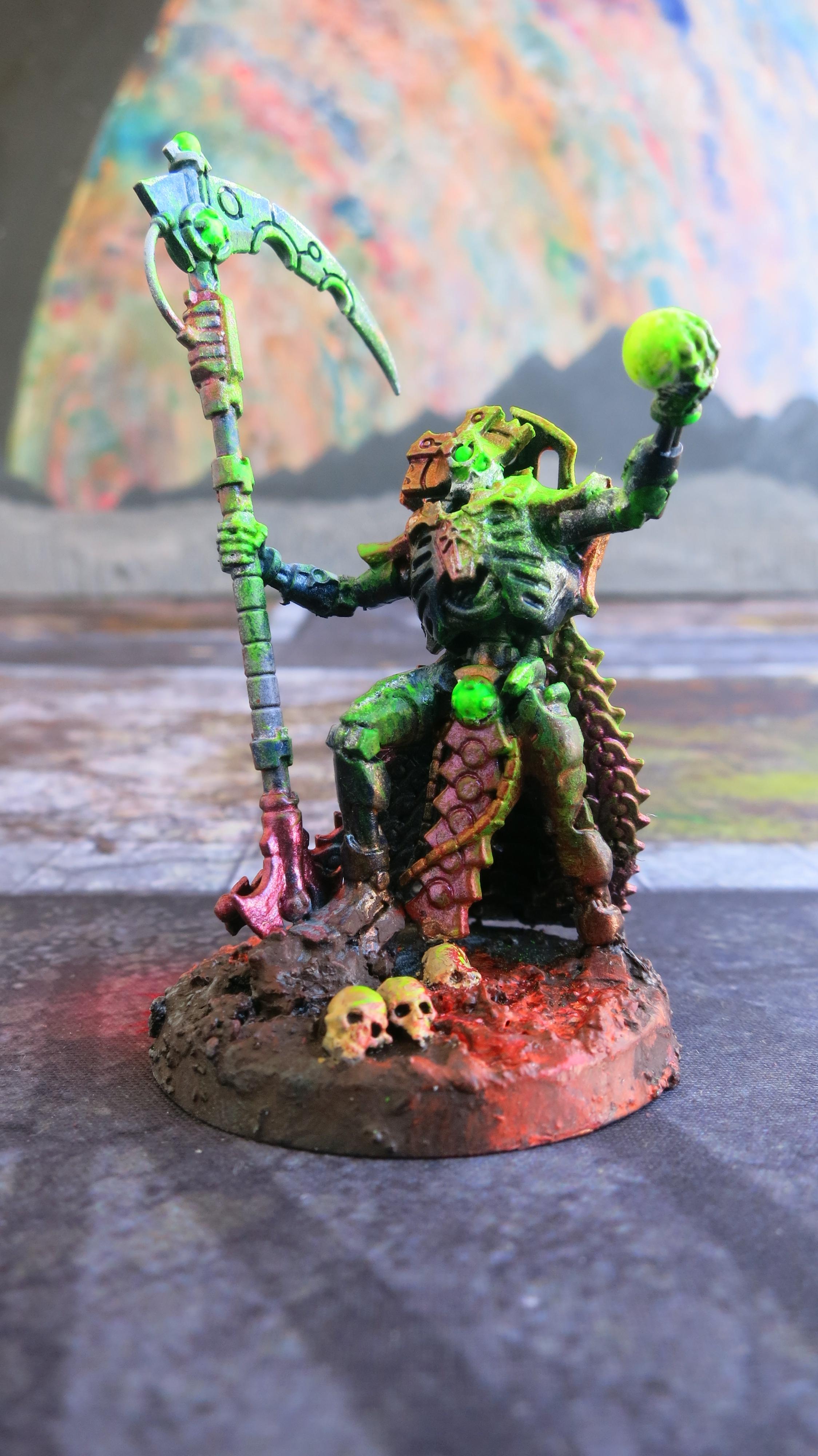 Ankra The Colossus, Necrons, Overlord, Resurrection Orb, Voidscythe