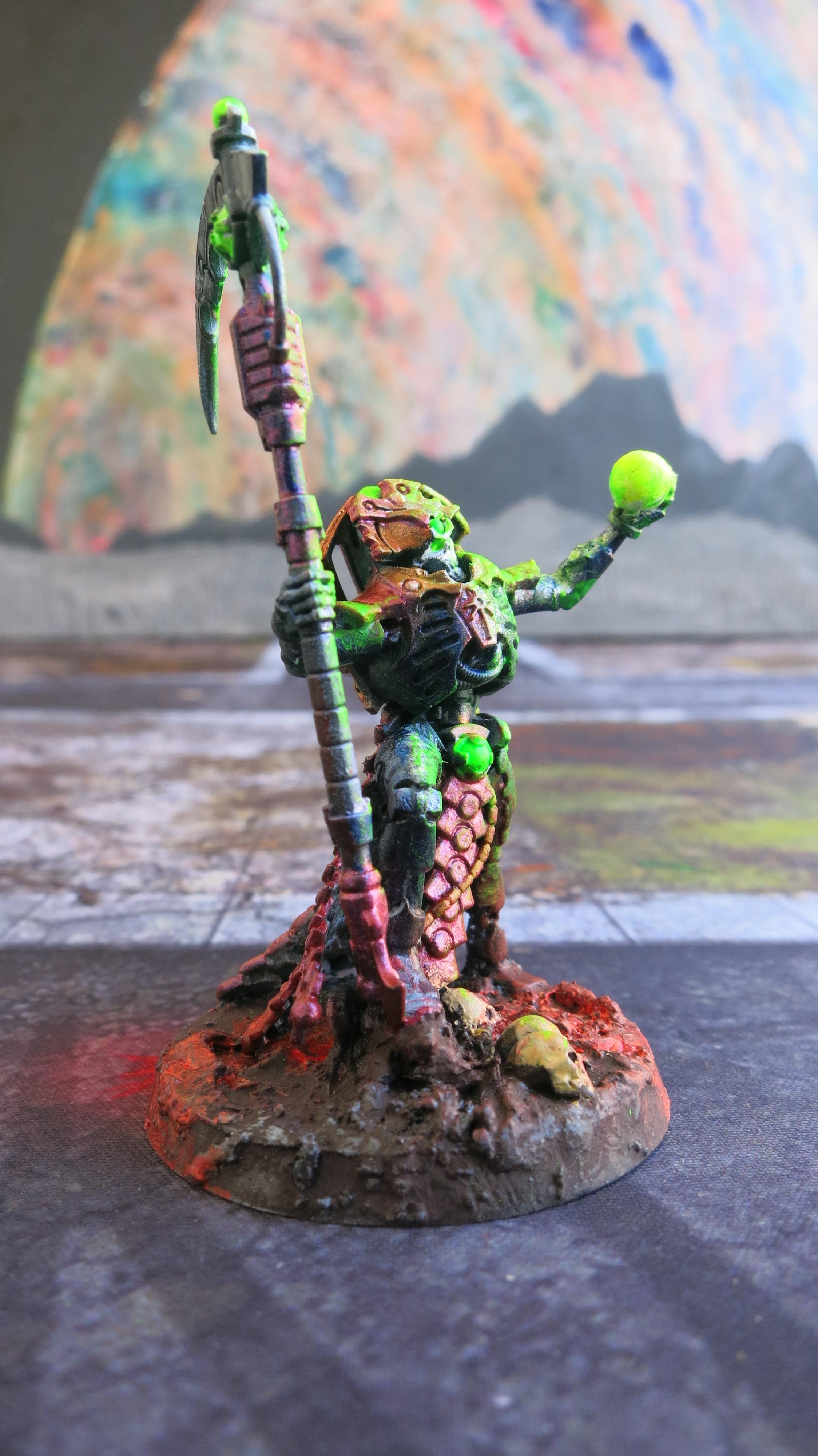 Ankra The Colossus, Necrons, Overlord, Resurrection Orb, Voidscythe