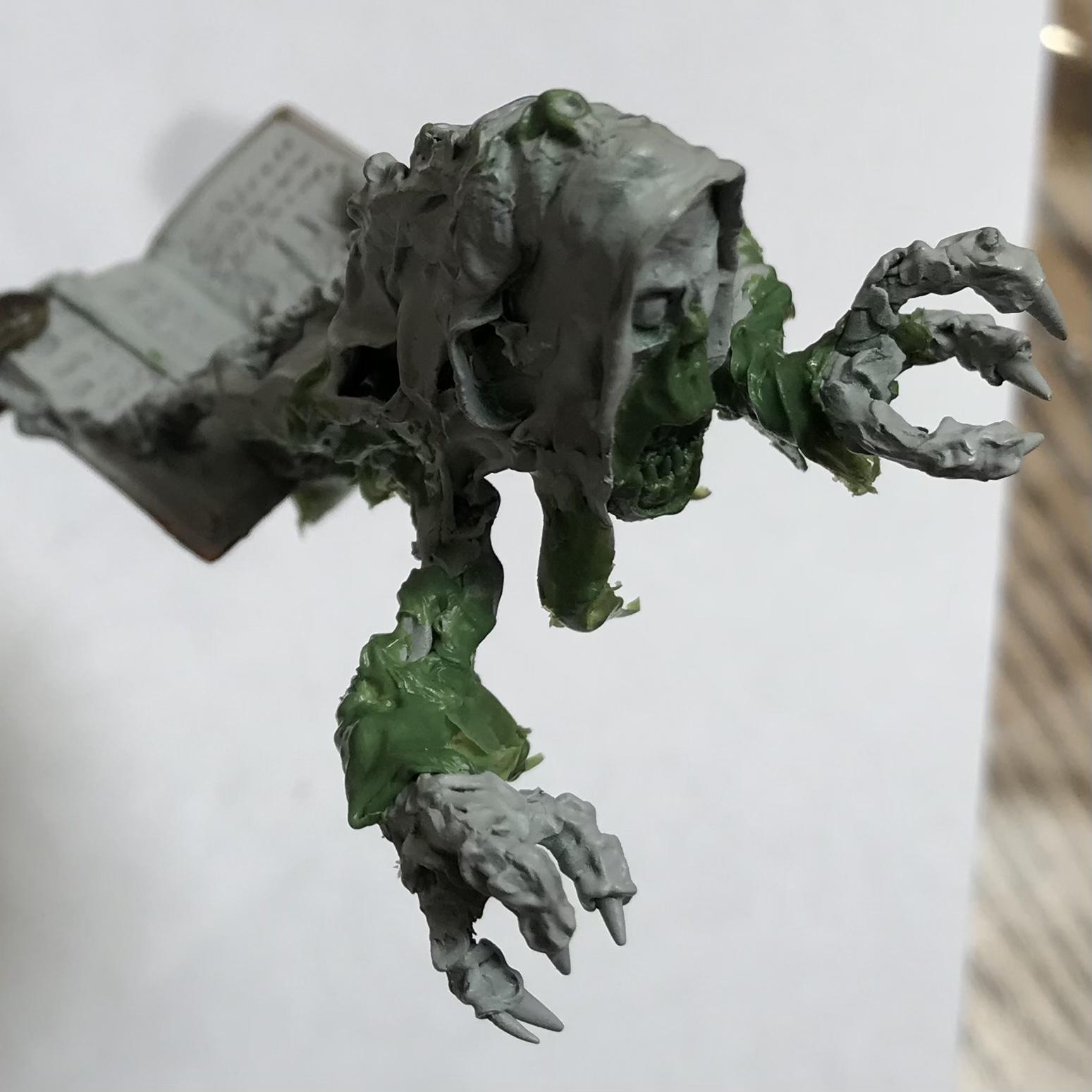 54mm, Chaos  Space Marines, Conversion, Daemon Prince, Greenstuff, Inquisitor Game, Meta Lminiatures, Thousand Sons, Tzeentch, Tzeentchconversion, Warhammer 40,000