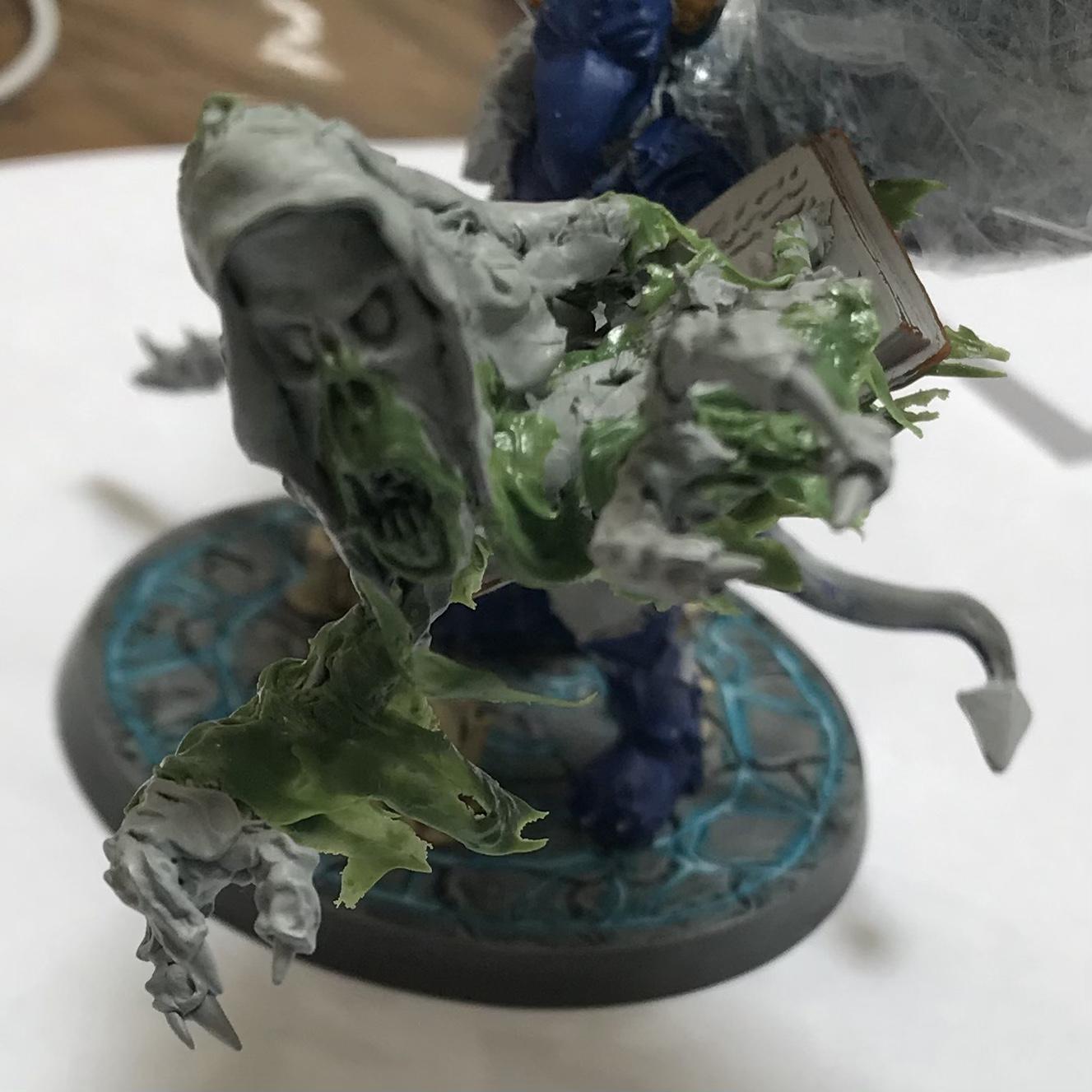 54mm, Chaos  Space Marines, Conversion, Daemon Prince, Greenstuff, Inquisitor Game, Meta Lminiatures, Thousand Sons, Tzeentch, Tzeentchconversion, Warhammer 40,000
