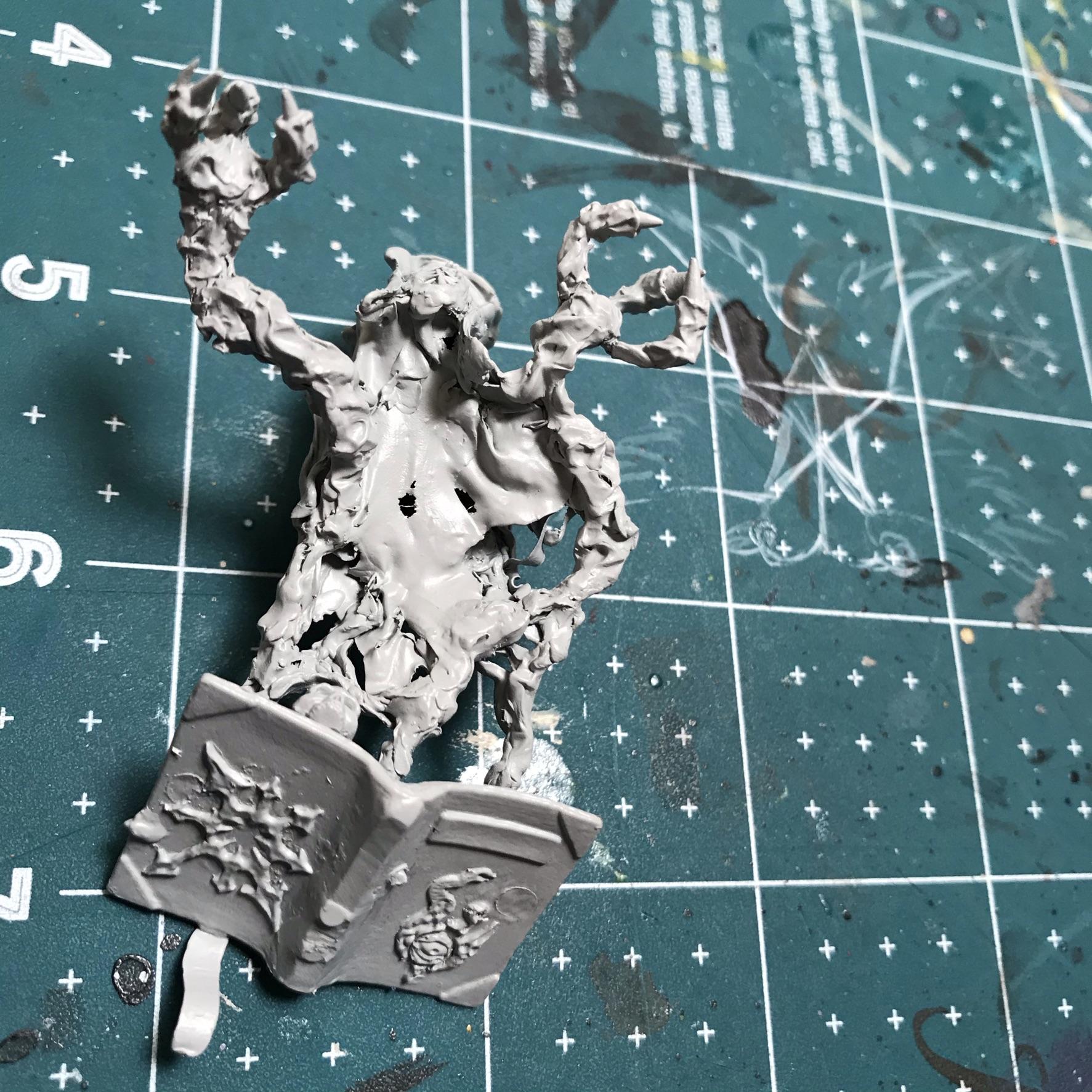 54mm, Chaos  Space Marines, Conversion, Daemon Prince, Greenstuff, Inquisitor Game, Meta Lminiatures, Thousand Sons, Tzeentch, Tzeentchconversion, Warhammer 40,000