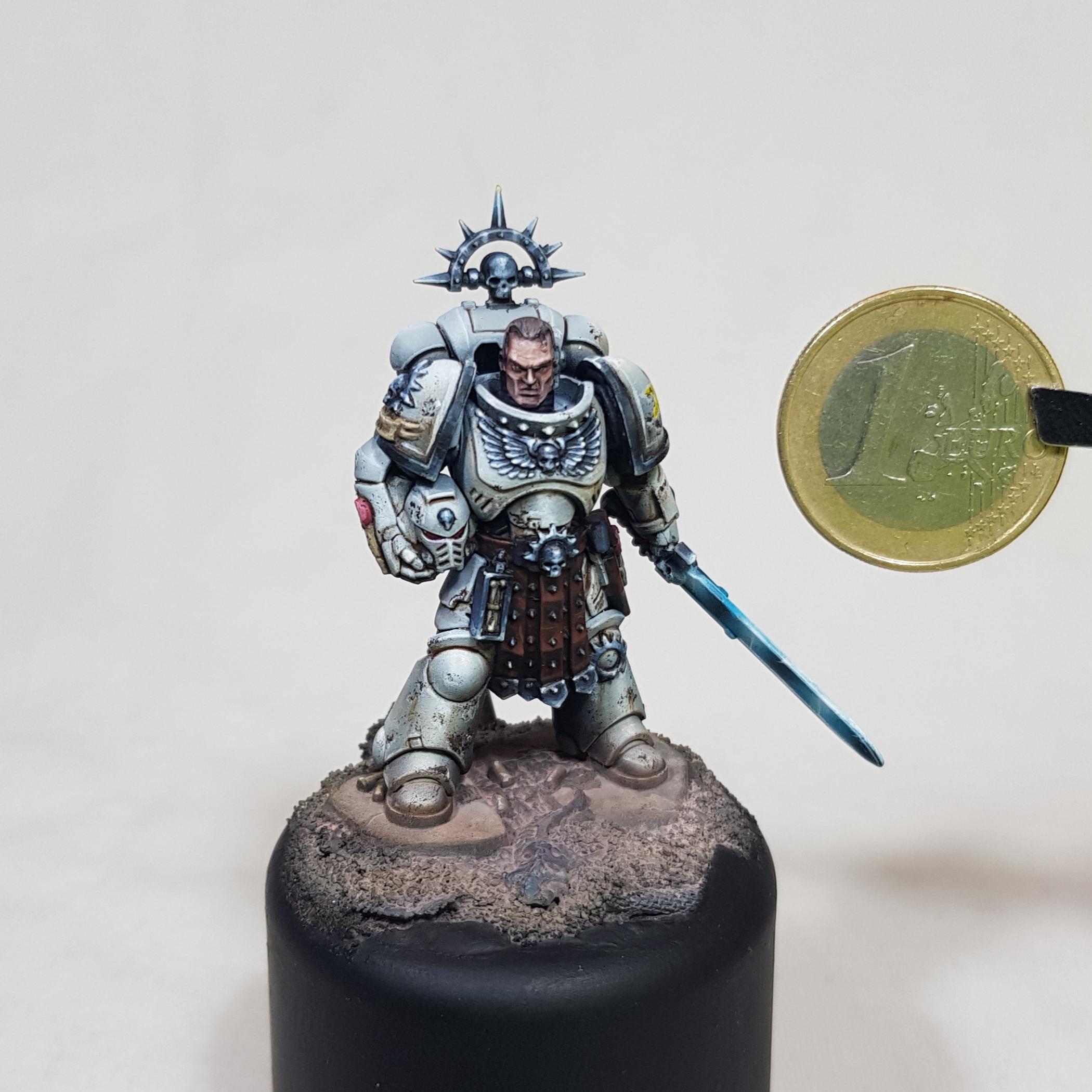 Dorn, Excoriators, Freehand, Golden Demon, Imperial Fists, Last Wall, Lieutenant, Non-Metallic Metal, Object Source Lighting, Scifi, Space Marines, Warhammer 40,000, Warhammer Fantasy