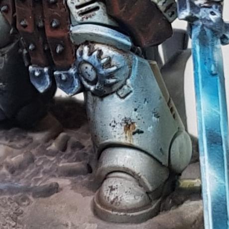 Dorn, Excoriators, Freehand, Golden Demon, Imperial Fists, Last Wall, Lieutenant, Non-Metallic Metal, Object Source Lighting, Scifi, Space Marines, Warhammer 40,000, Warhammer Fantasy