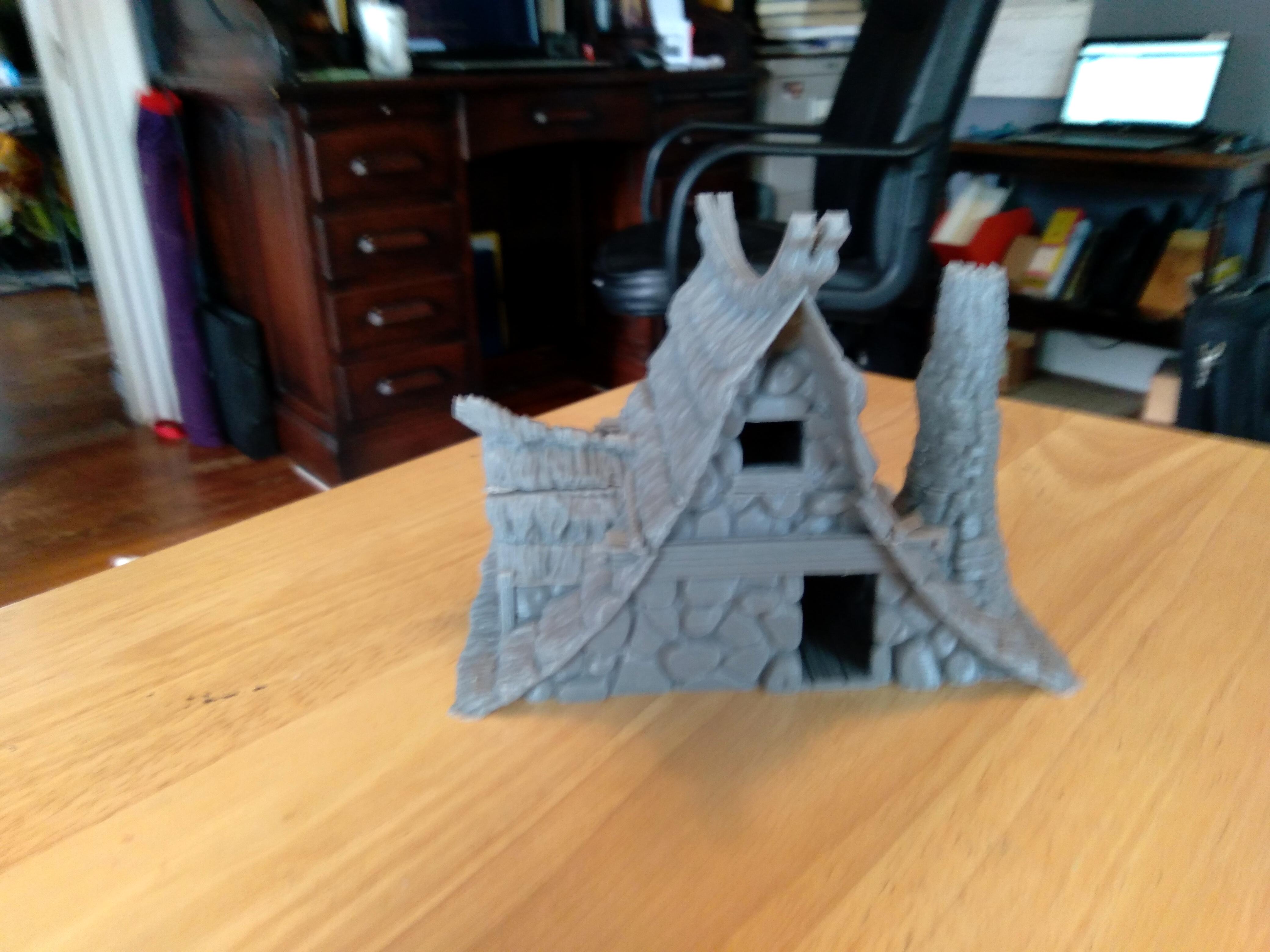 3d, Celtic, House, Print