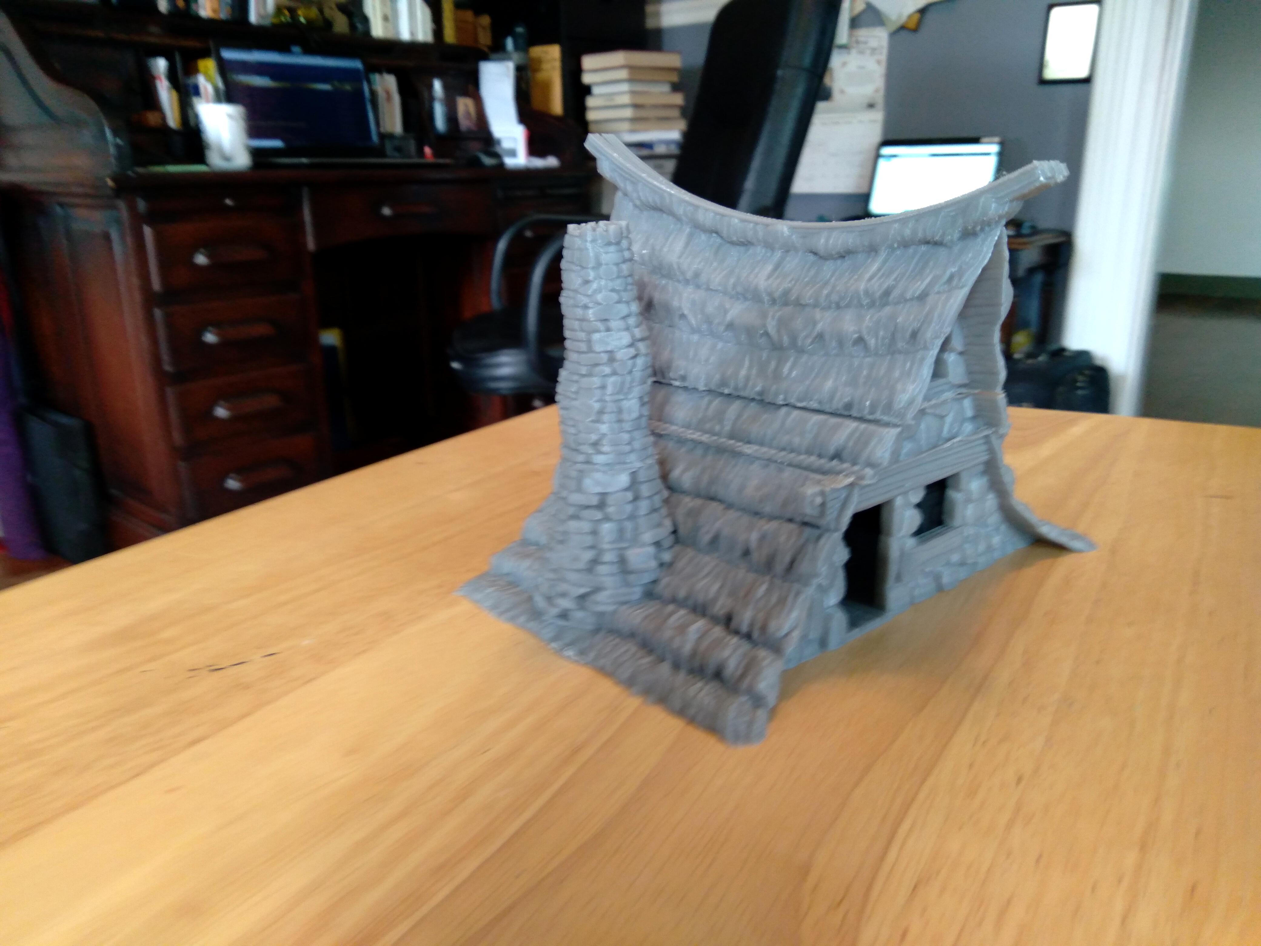 3d, Celtic, House, Print
