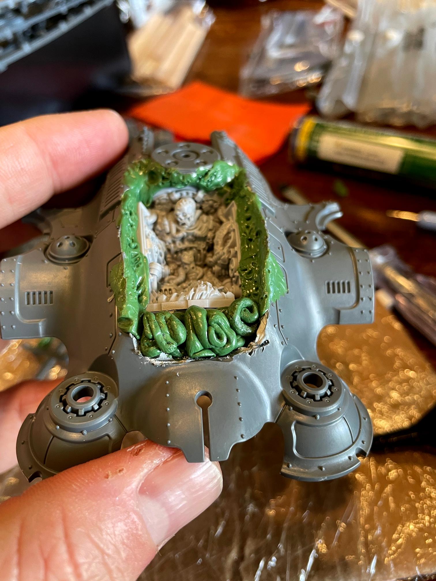 Chaos, Knights, Nurgle, Work In Progress