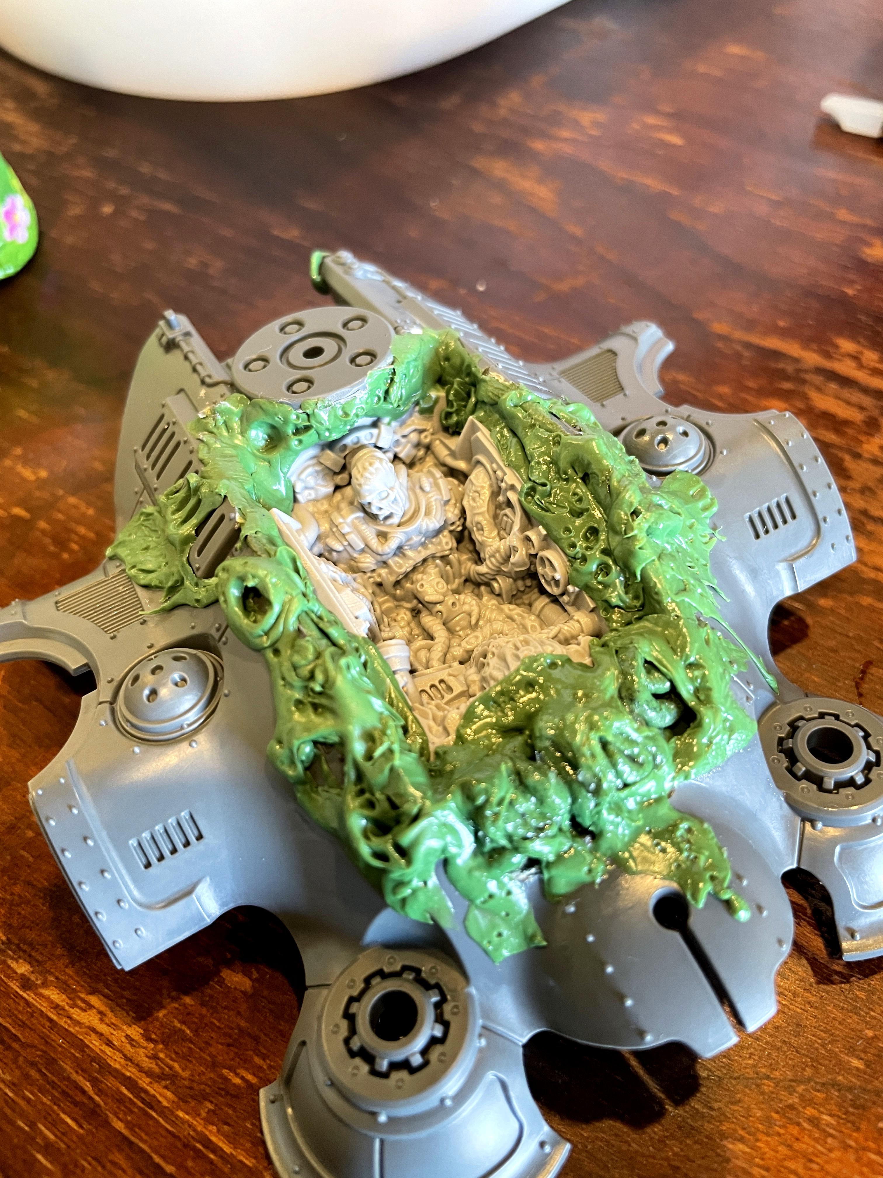 Chaos, Knights, Nurgle, Work In Progress