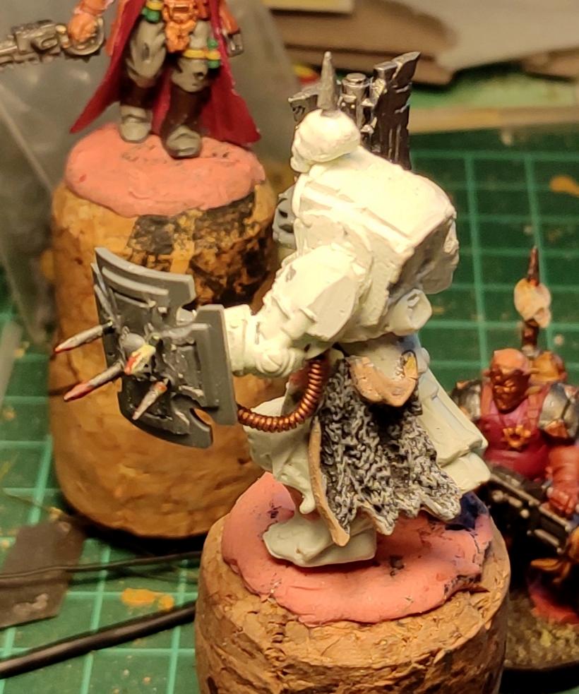 Casting, Chaos, Chaos Space Marines, Conversion, Heresy, Heretic Astartes, Infantry, Kitbash, Polearm, Putty, Storm Shield, Terminator Armor, Traitor Legions, Warhammer 40,000, Work In Progress