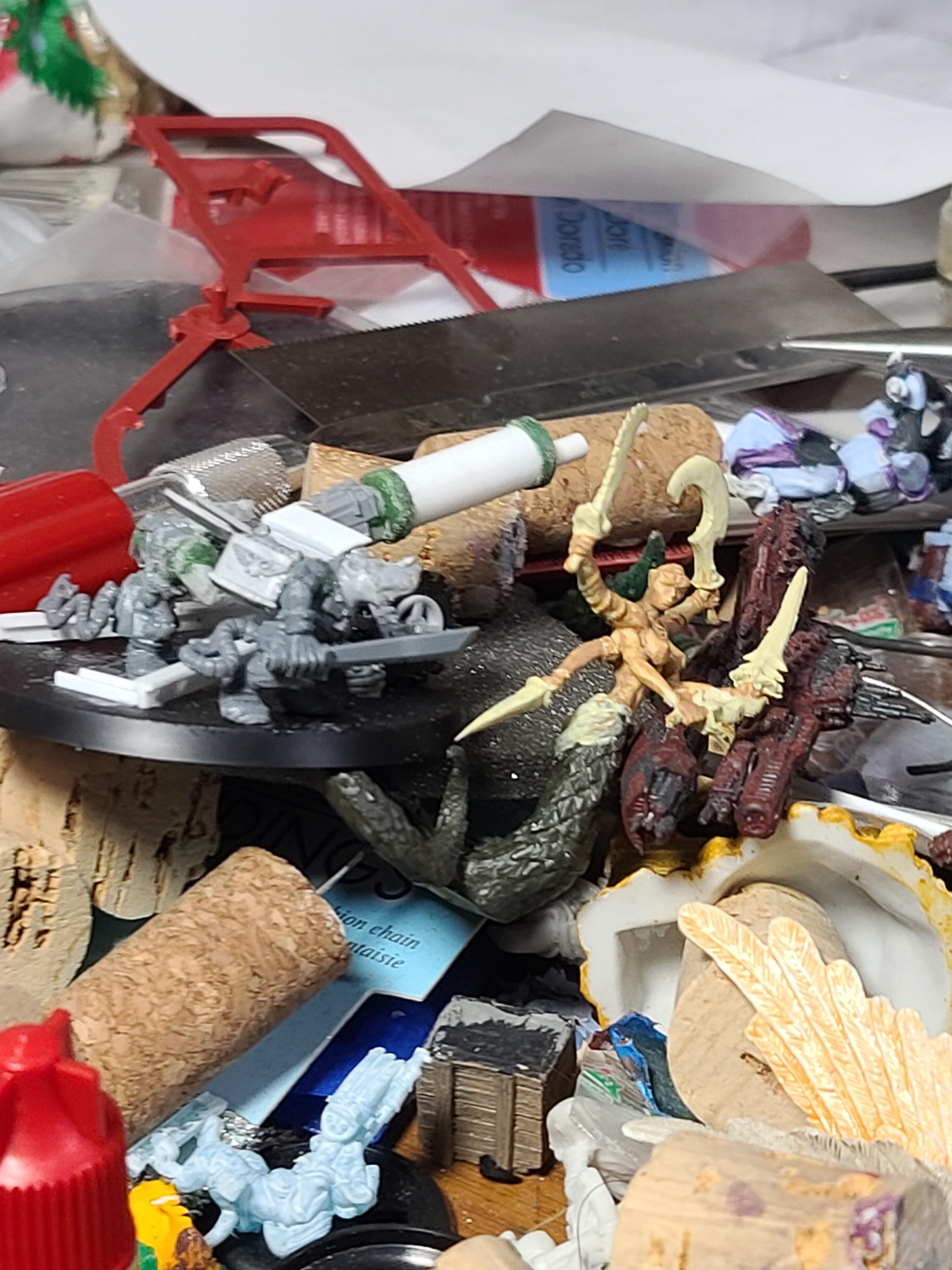 Autocannon, Citadel Miniatures, Games Workshop, Imperial Guard, Kitbash, Ratlings With Gatlings, Weapon Team