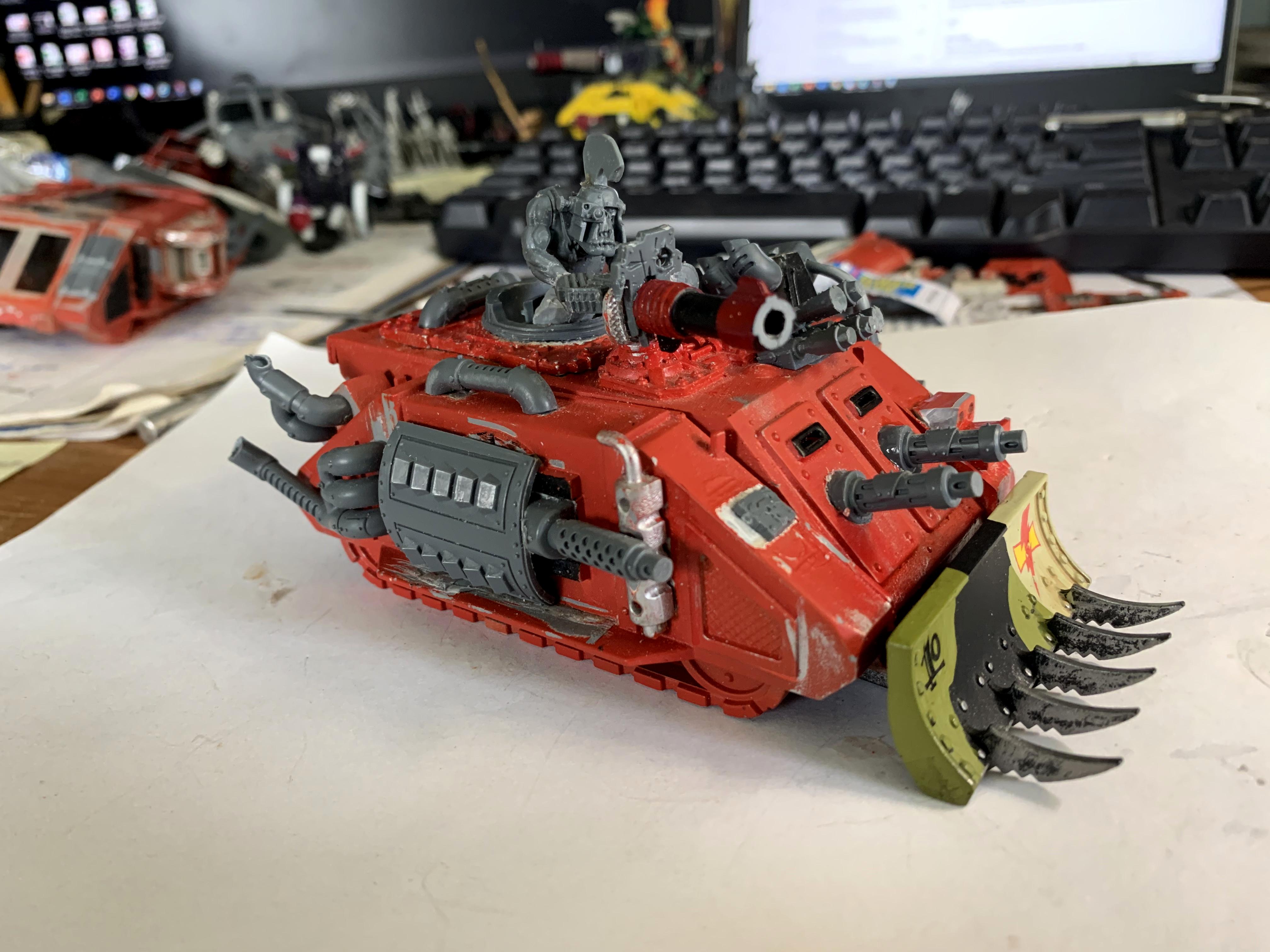 Looted, Orks, Tank, Ork Looted Tanks wip