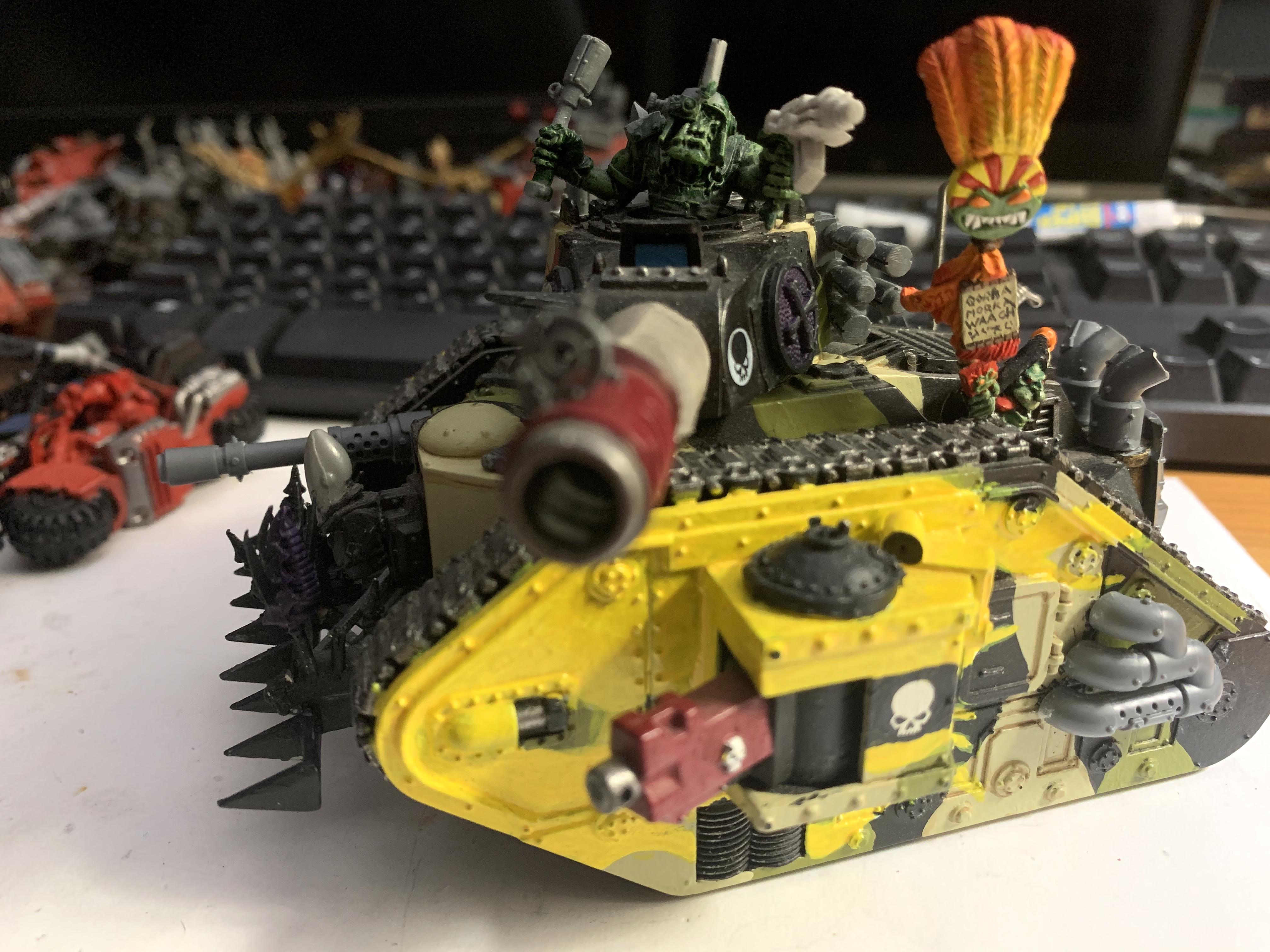 Looted, Orks, Tank, Ork Looted Tanks wip