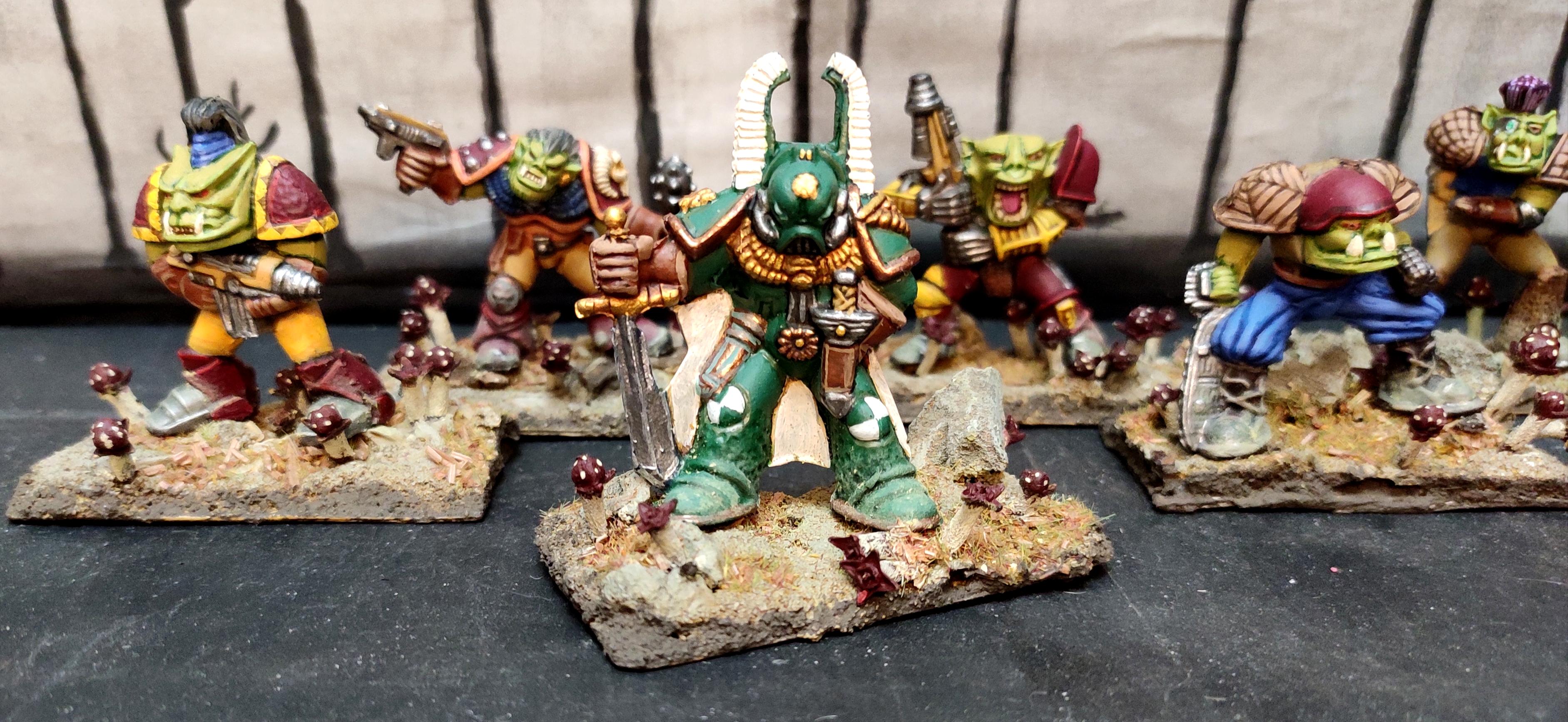 1996, Company Master, Dark Angels, From Russia, Infantry, Mushrooms, Orks, Out Of Production, Regiment, Replica, Retro, Rogue Trader, Technolog, Tehnolog