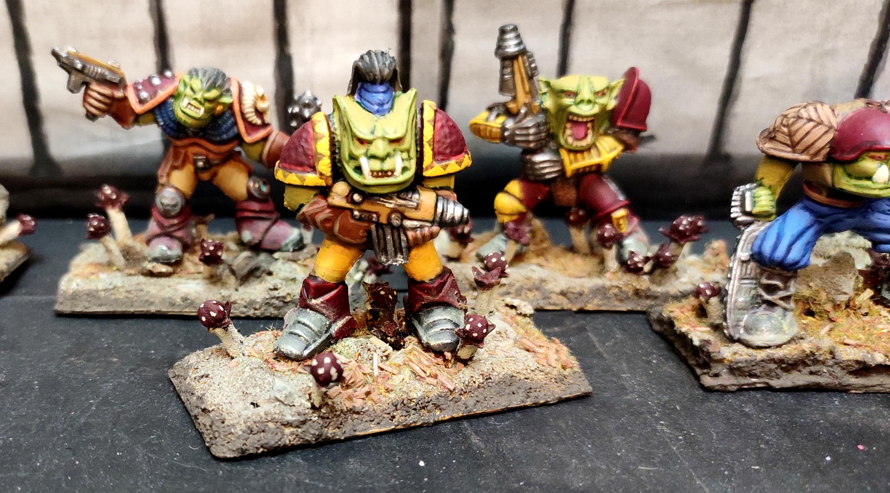 1996, From Russia, Infantry, Mushrooms, Orks, Out Of Production, Regiment, Replica, Retro, Rogue Trader, Technolog, Tehnolog