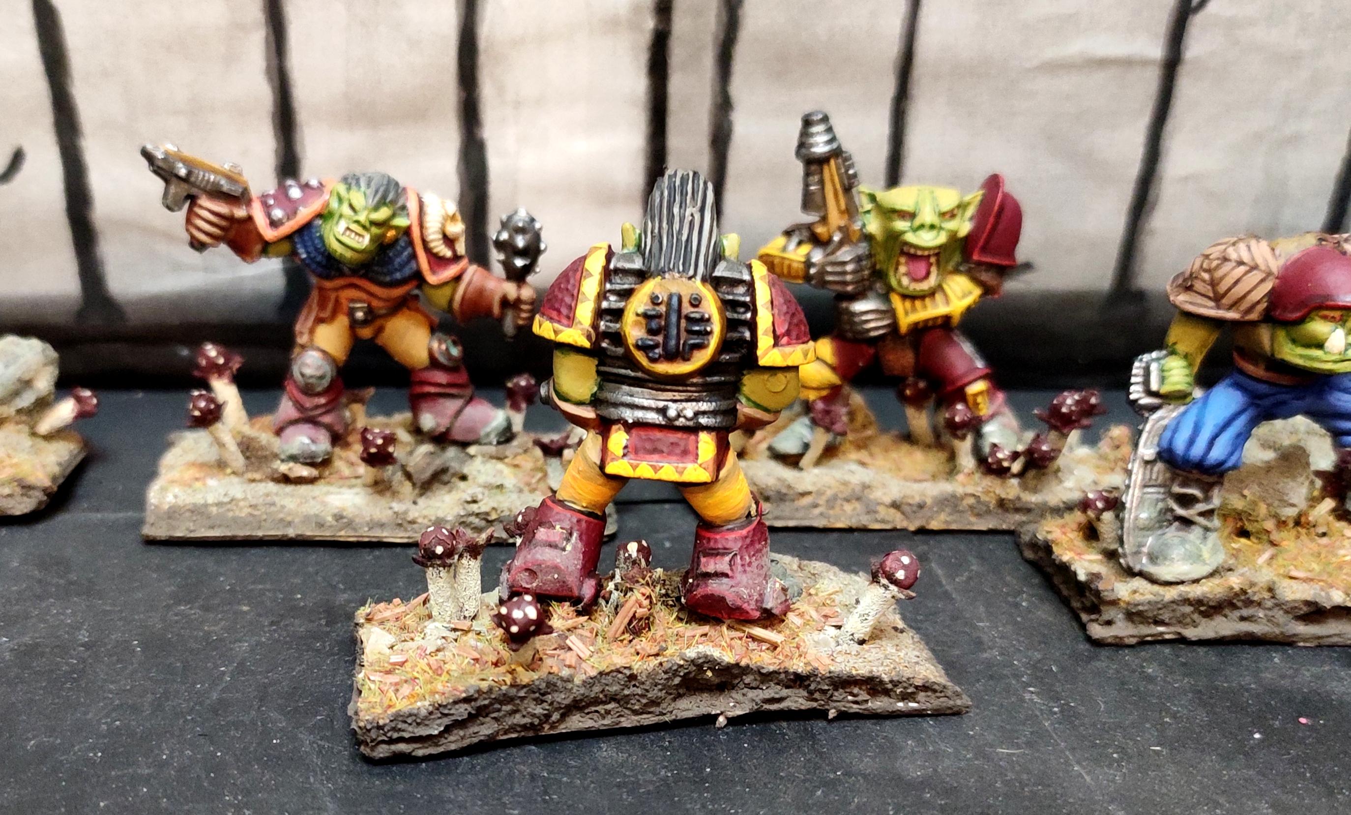 1996, From Russia, Infantry, Mushrooms, Orks, Out Of Production, Regiment, Replica, Retro, Rogue Trader, Technolog, Tehnolog