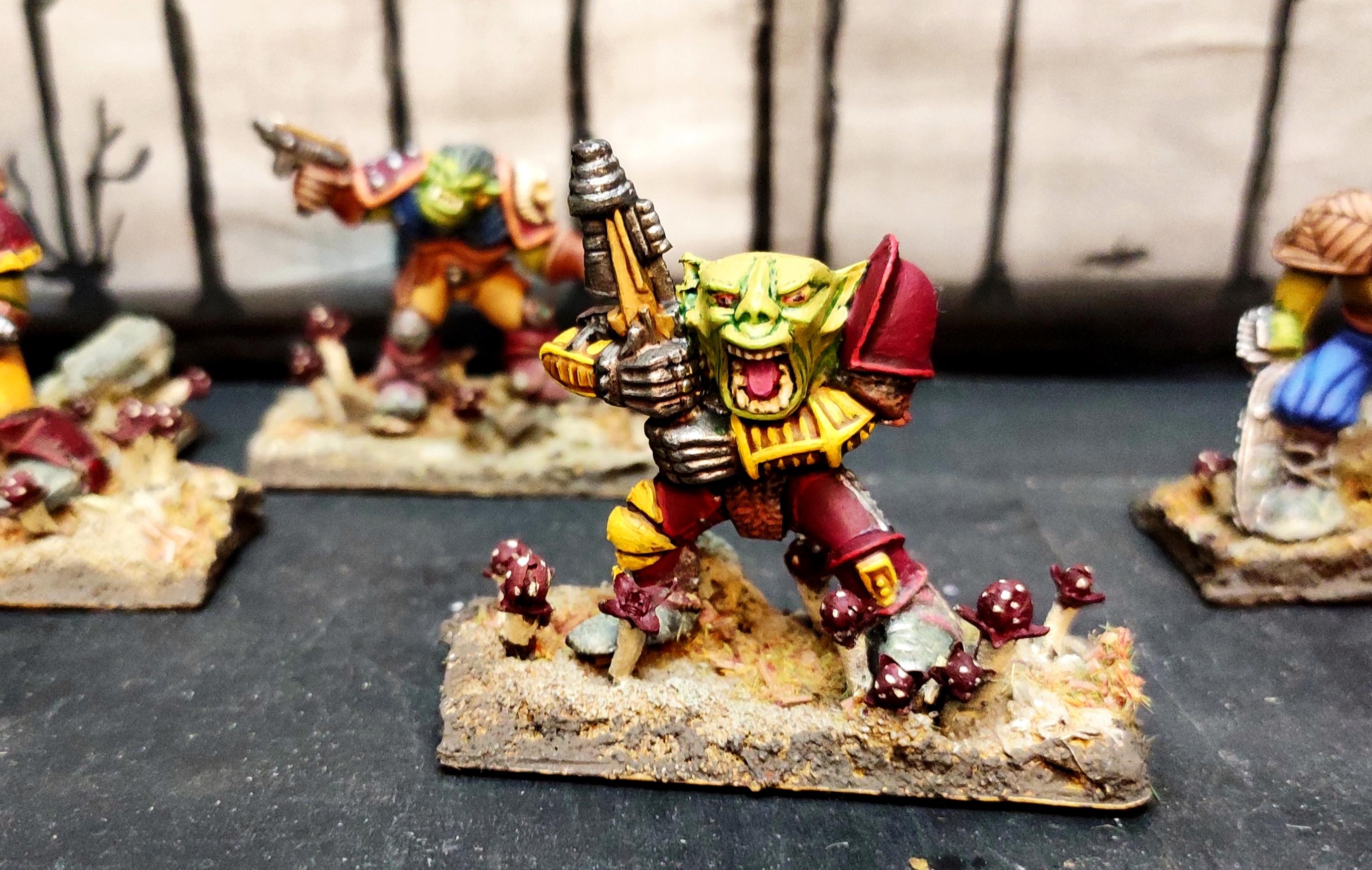 1996, From Russia, Infantry, Mushrooms, Orks, Out Of Production, Regiment, Replica, Retro, Rogue Trader, Technolog, Tehnolog