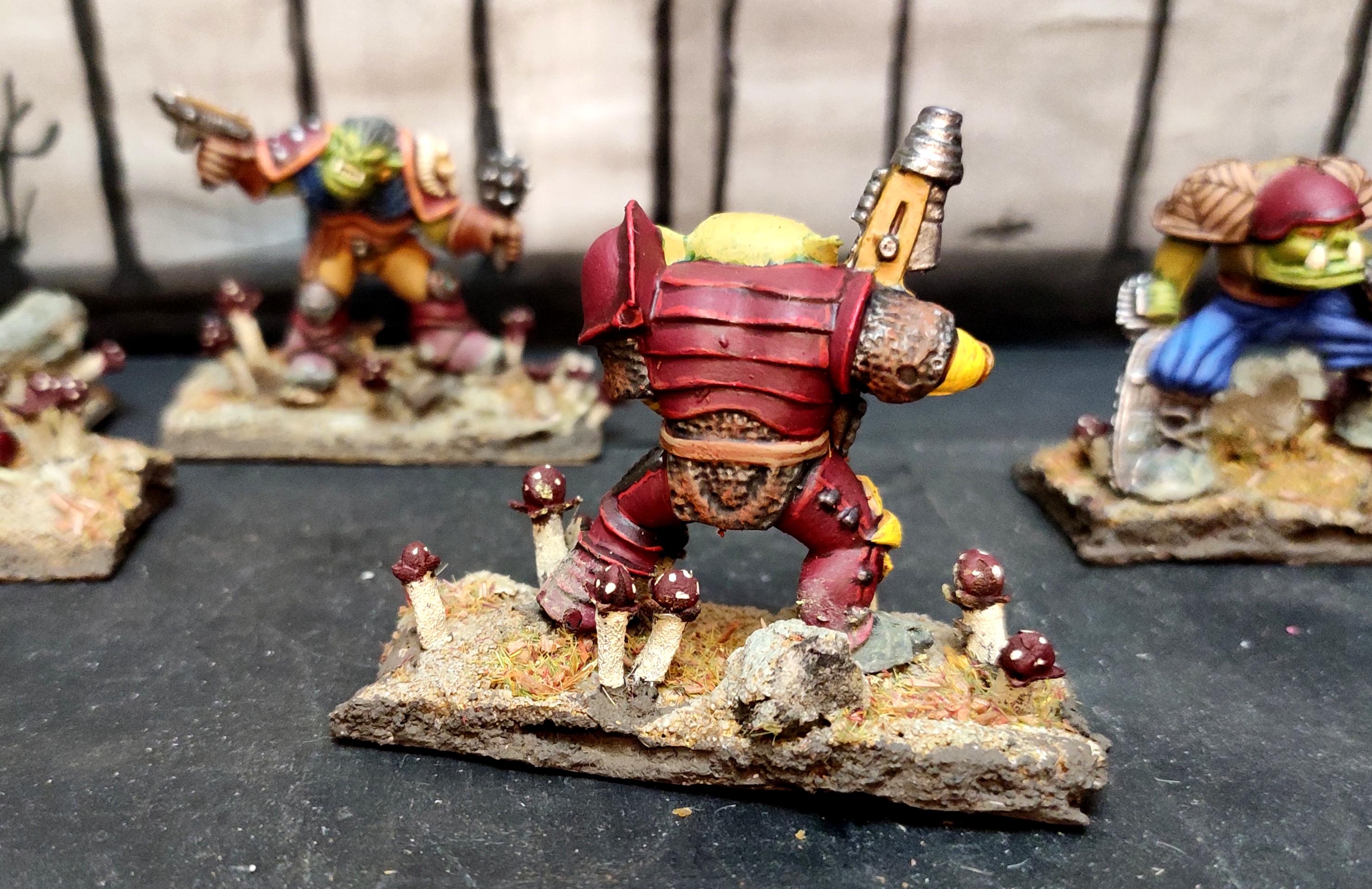 1996, From Russia, Infantry, Mushrooms, Orks, Out Of Production, Regiment, Replica, Retro, Rogue Trader, Technolog, Tehnolog