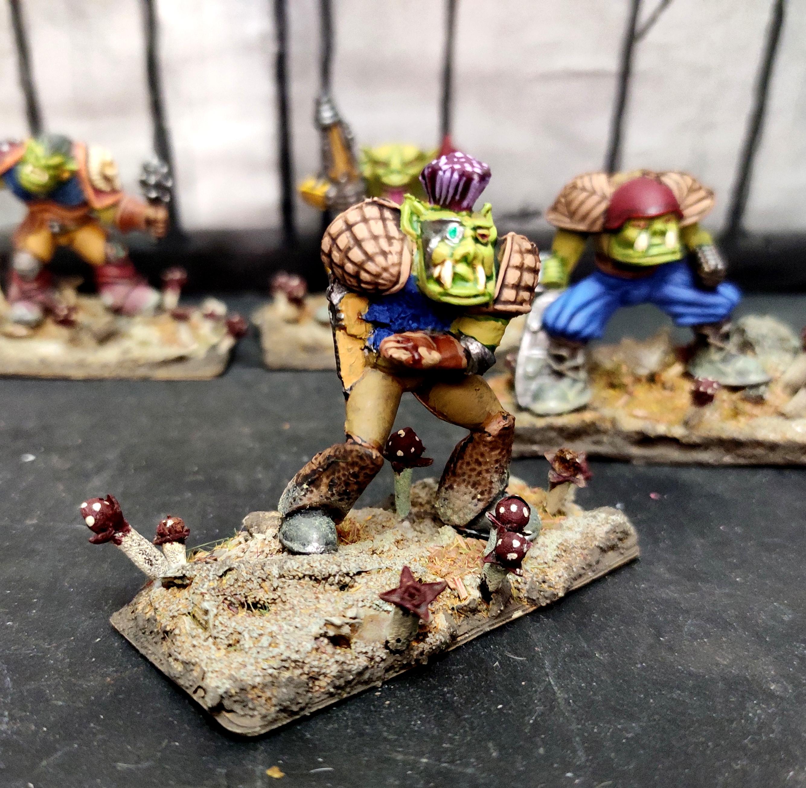 1996, From Russia, Infantry, Mohawk, Mushrooms, Orks, Out Of Production, Regiment, Replica, Retro, Rogue Trader, Technolog, Tehnolog