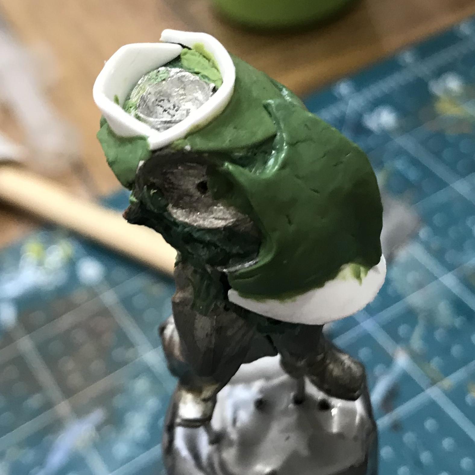 54mm, Chaos Space Marines, Conversion, Daemon Prince, Greenstuff, Inquisitor, Metal Miniatures, Nugle Conversion, Nurgle, Warhammer 40,000
