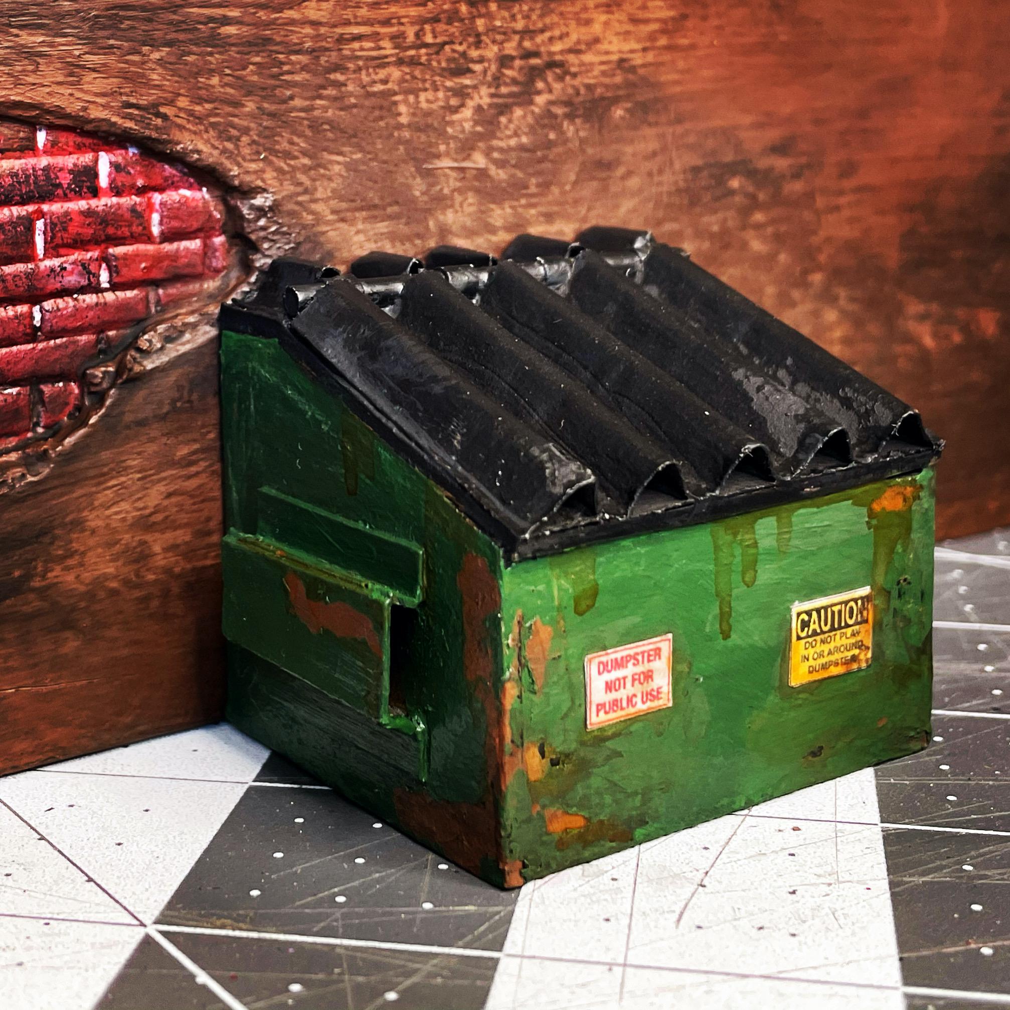 Dumpster, Modern, Terrain, Trash