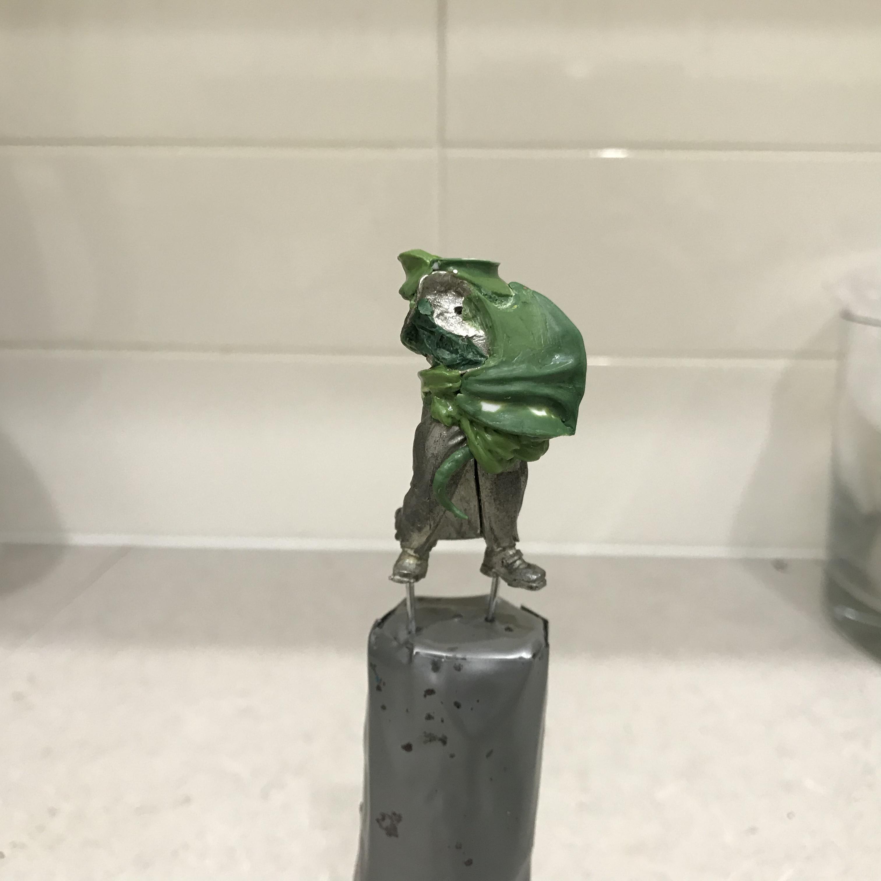 54mm, Chaos Space Marines, Conversion, Daemon Prince, Greenstuff, Inquisitor, Metal Miniatures, Nugle Conversion, Nurgle, Warhammer 40,000