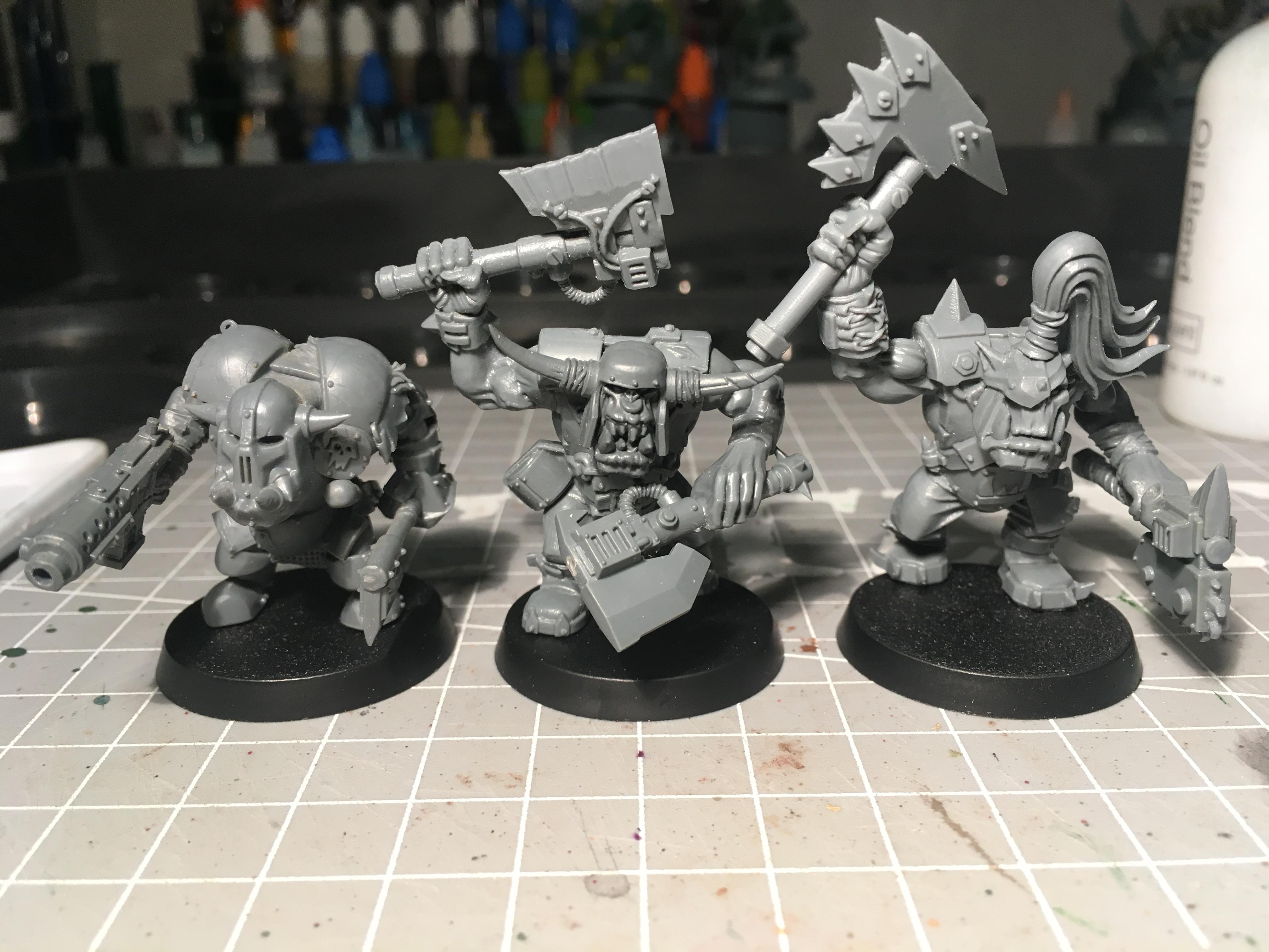 Nob, Orks, Warhammer 40,000, Work In Progress