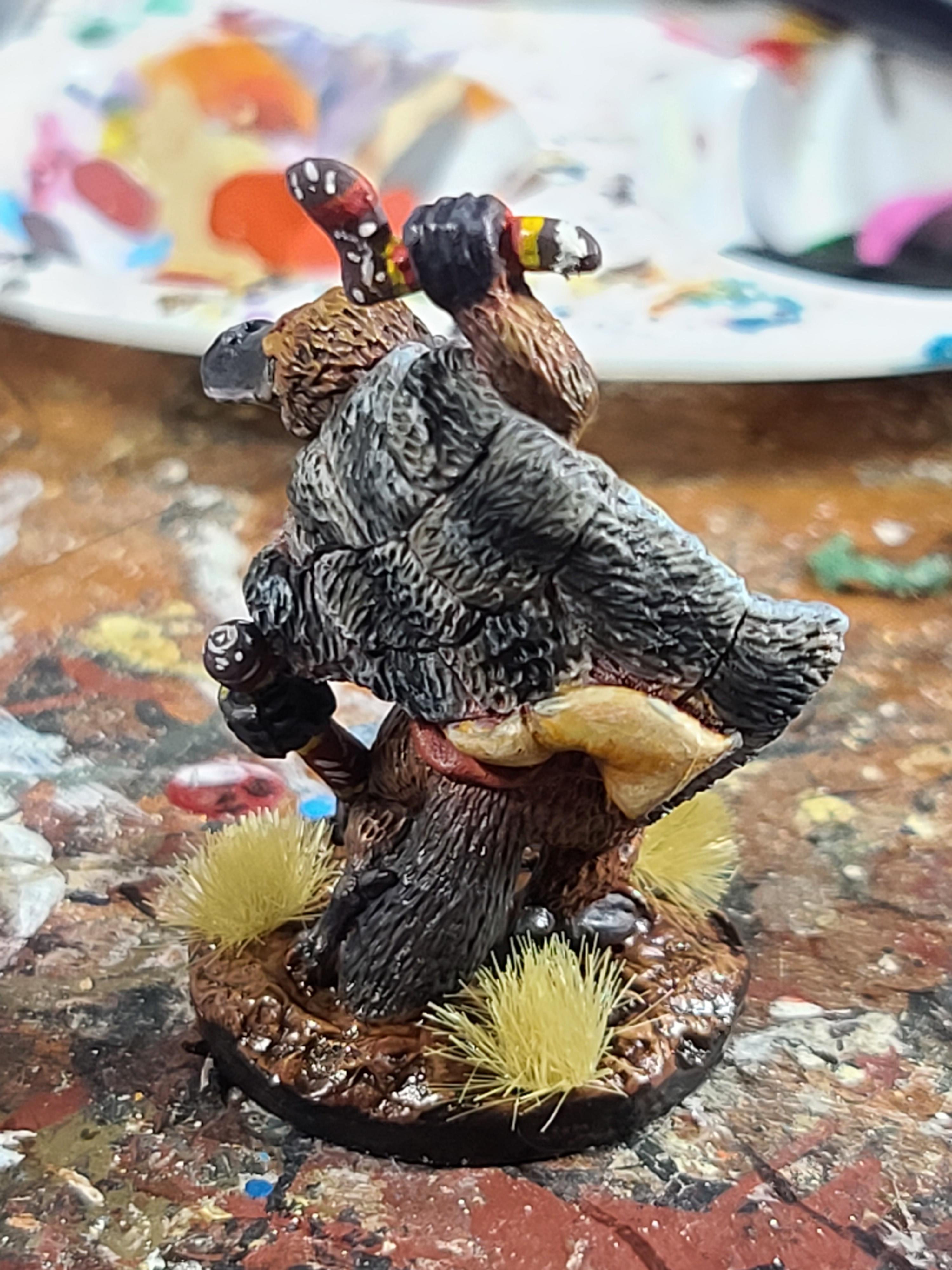 Drybrushing, Freehand, Oathsworn Miniatures, Platypus, Warriors