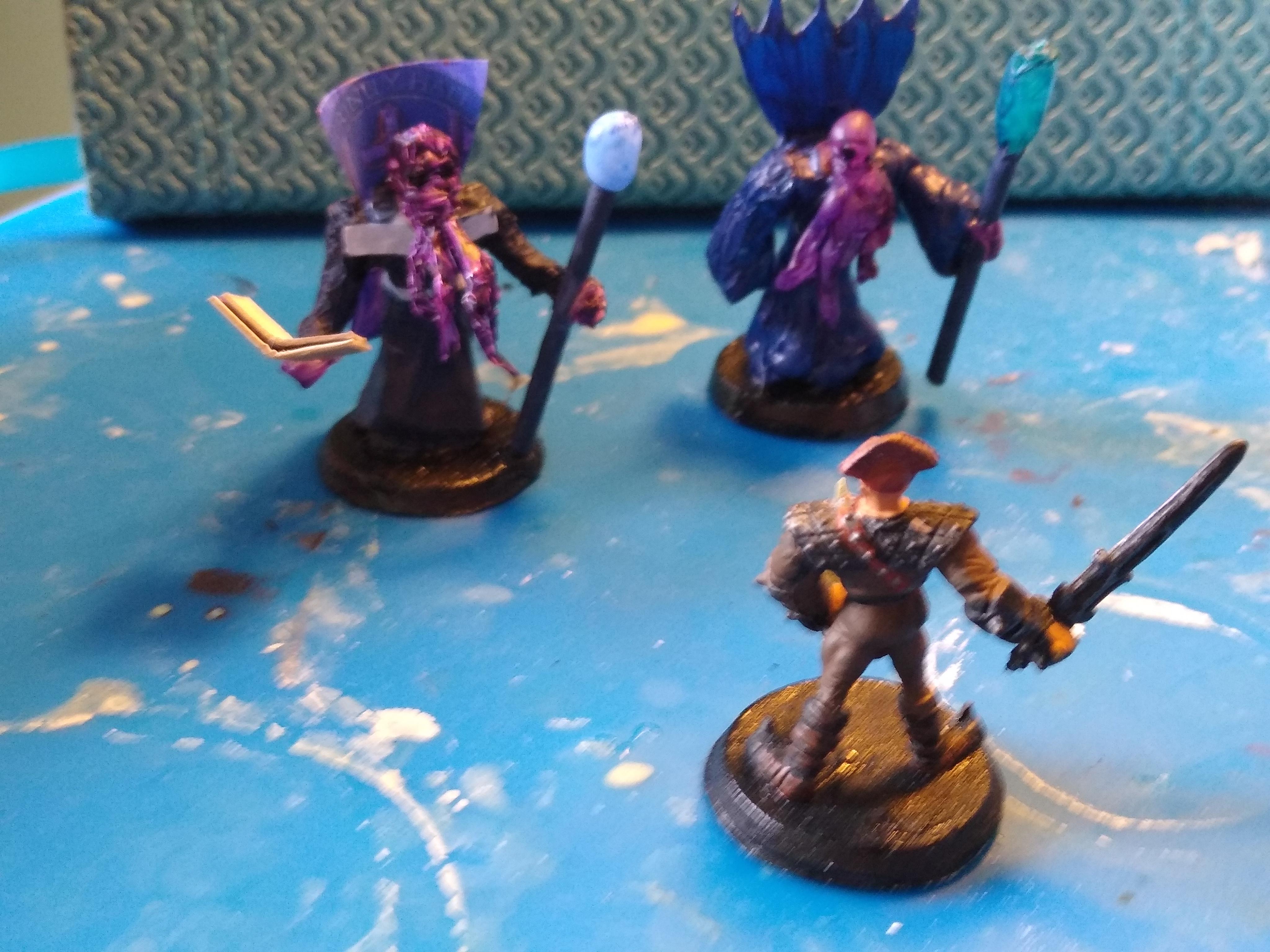 Dragon, Dungeons, Dungeons And Dragons, Flayer, Illithid, Mind, Mini, Miniature, Monster, Sculpting